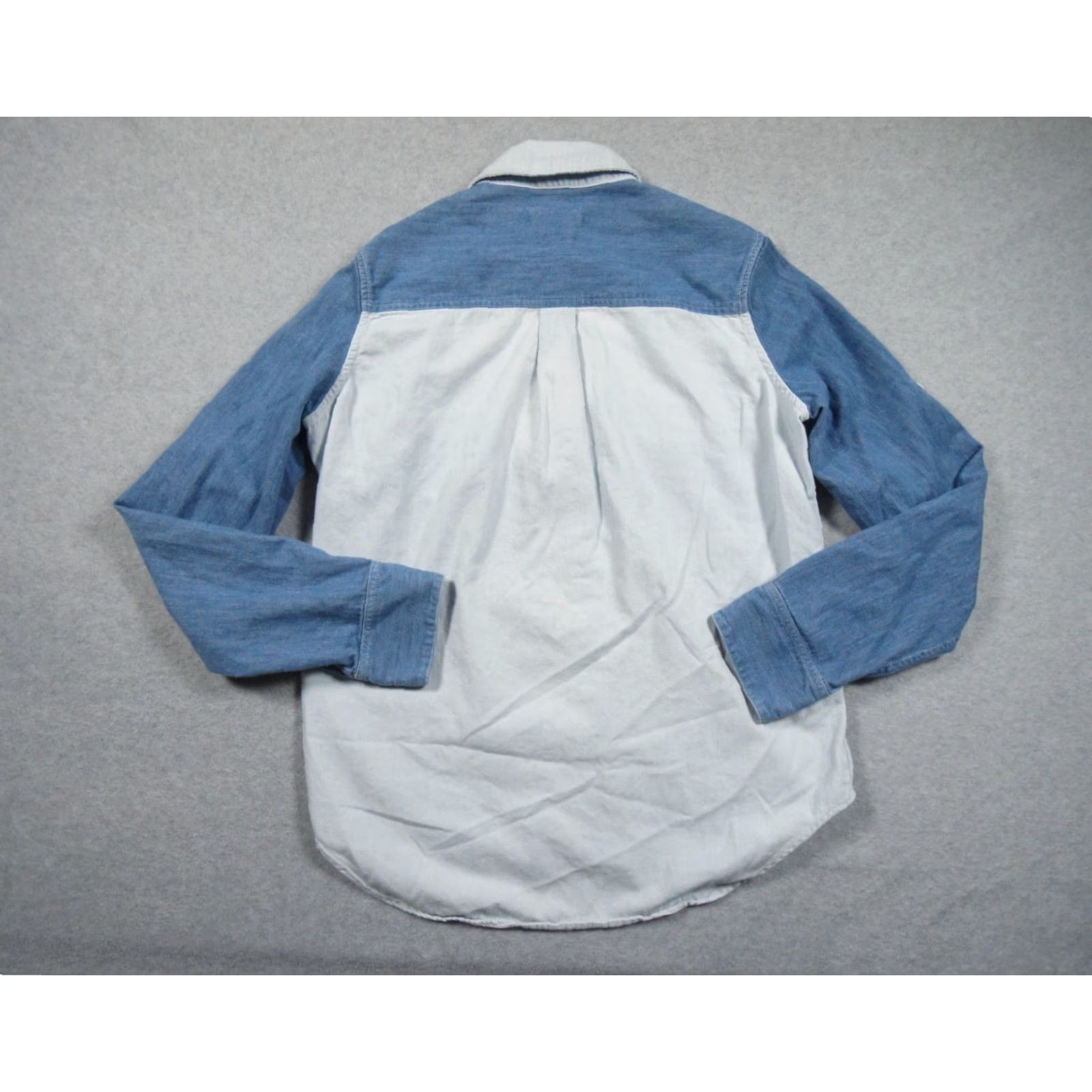 Rag & Bone Rag & Bone Women's Button-Up Shirt XS Blue Long Sleeve Casual Jean Regular Fit Size XS / US 0-2 / IT 36-38 - 6 Thumbnail