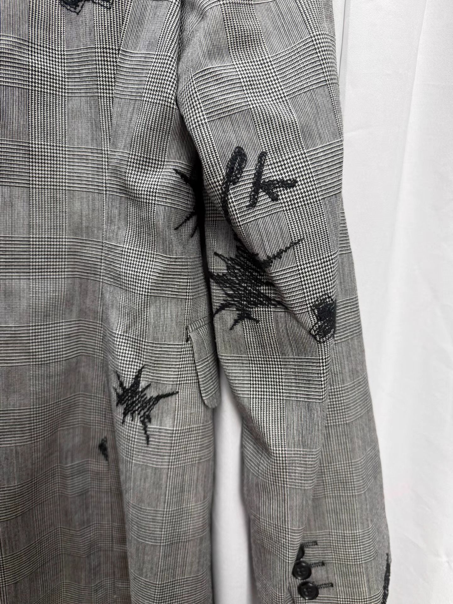 Comme des Garcons Homme Plus Comme des Garçons Homme Plus Embroidered Graffiti Coat K20 Size US M / EU 48-50 / 2 - 8 Thumbnail