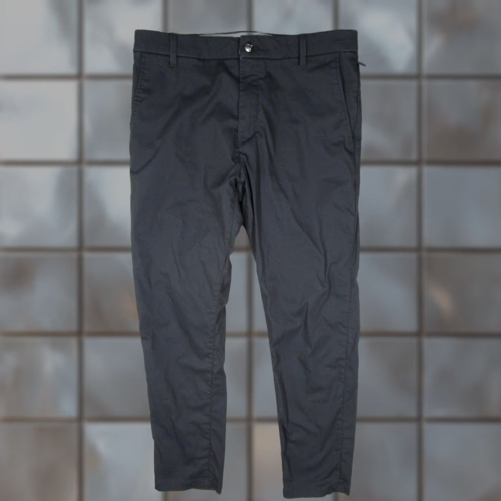 Vintage Birddogs Slim Fit Chino Pants Mens 32x30 Gray Casual Stretch Tapered Performance Size US 32 / EU 48 - 1 Thumbnail