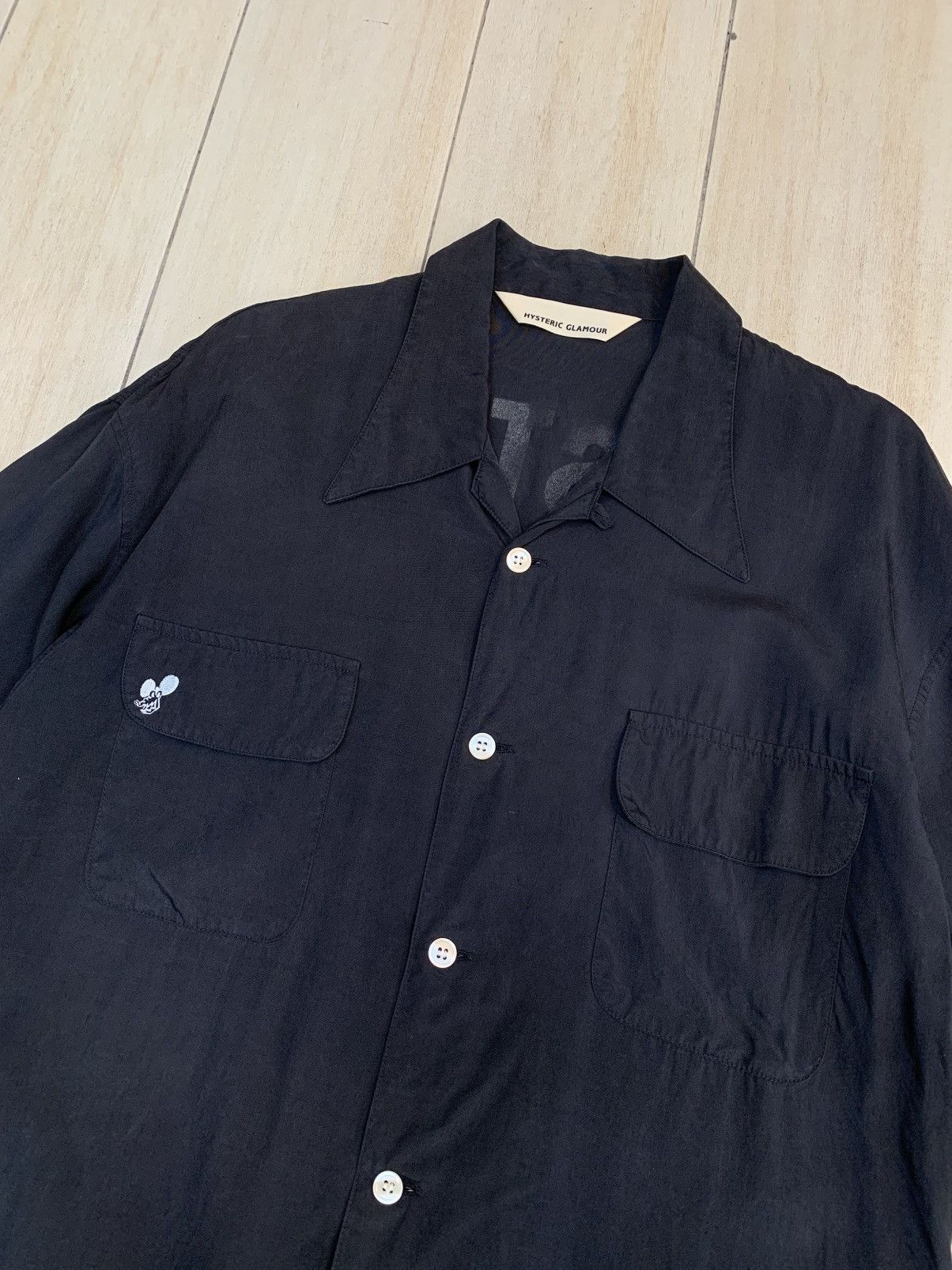 Hysteric Glamour 1990s Hysteric Glamour Rayon Short Sleeve Size US L / EU 52-54 / 3 - 3 Thumbnail