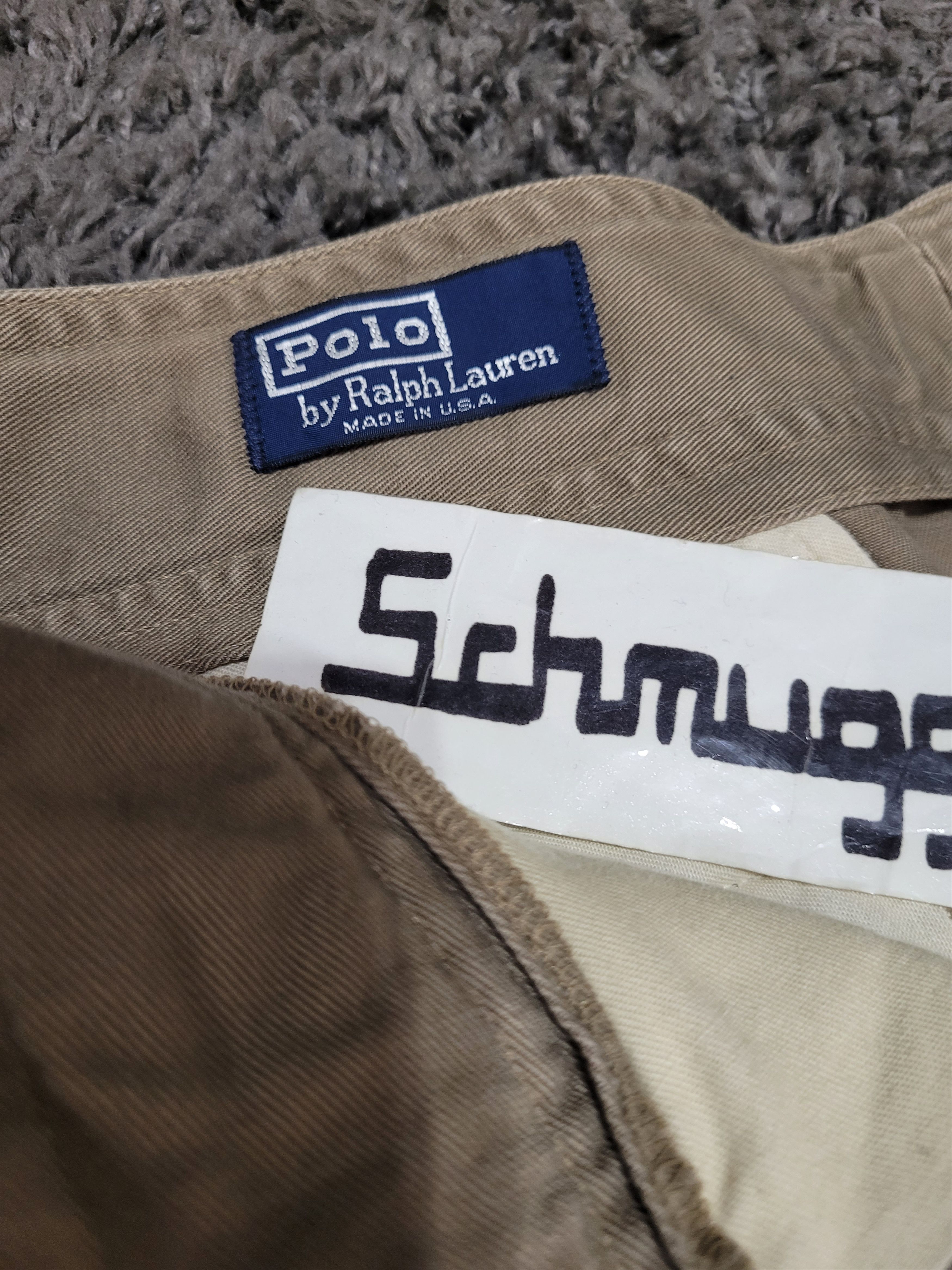 Polo Ralph Lauren VINTAGE POLO RALPH LAUREN USA MADE GURKHA CHINO PANTS BELTED Size US 31 - 3 Thumbnail