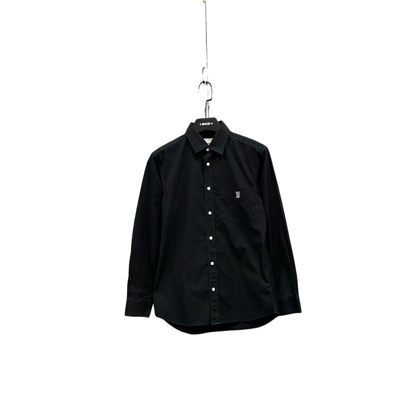 Burberry Burberry TB Logo Embroidered Shirt Black S Size US S / EU 44-46 / 1 - 1 Thumbnail