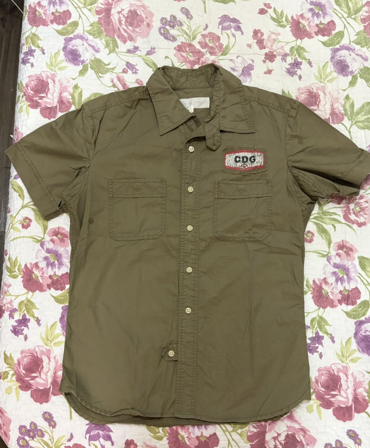 Comme des Garcons CDG Chambray Army Shirt 63 Racing Junya Watanabe Size US L / EU 52-54 / 3 - 1 Thumbnail