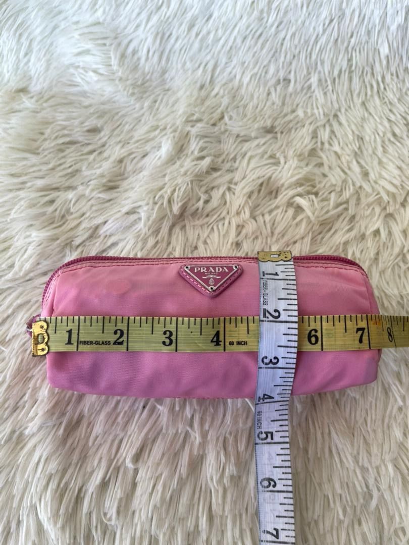 Prada Prada Fuschia Tessuto Nylon Zip Pouch Size ONE SIZE - 22 Thumbnail