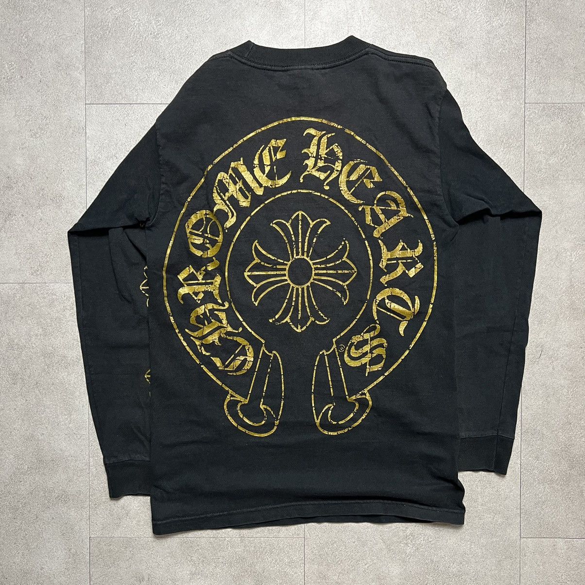 Chrome Hearts Chrome hearts Old Horse Shoe Logo Long Sleeve Tee Size US S / EU 44-46 / 1 - 2 Thumbnail