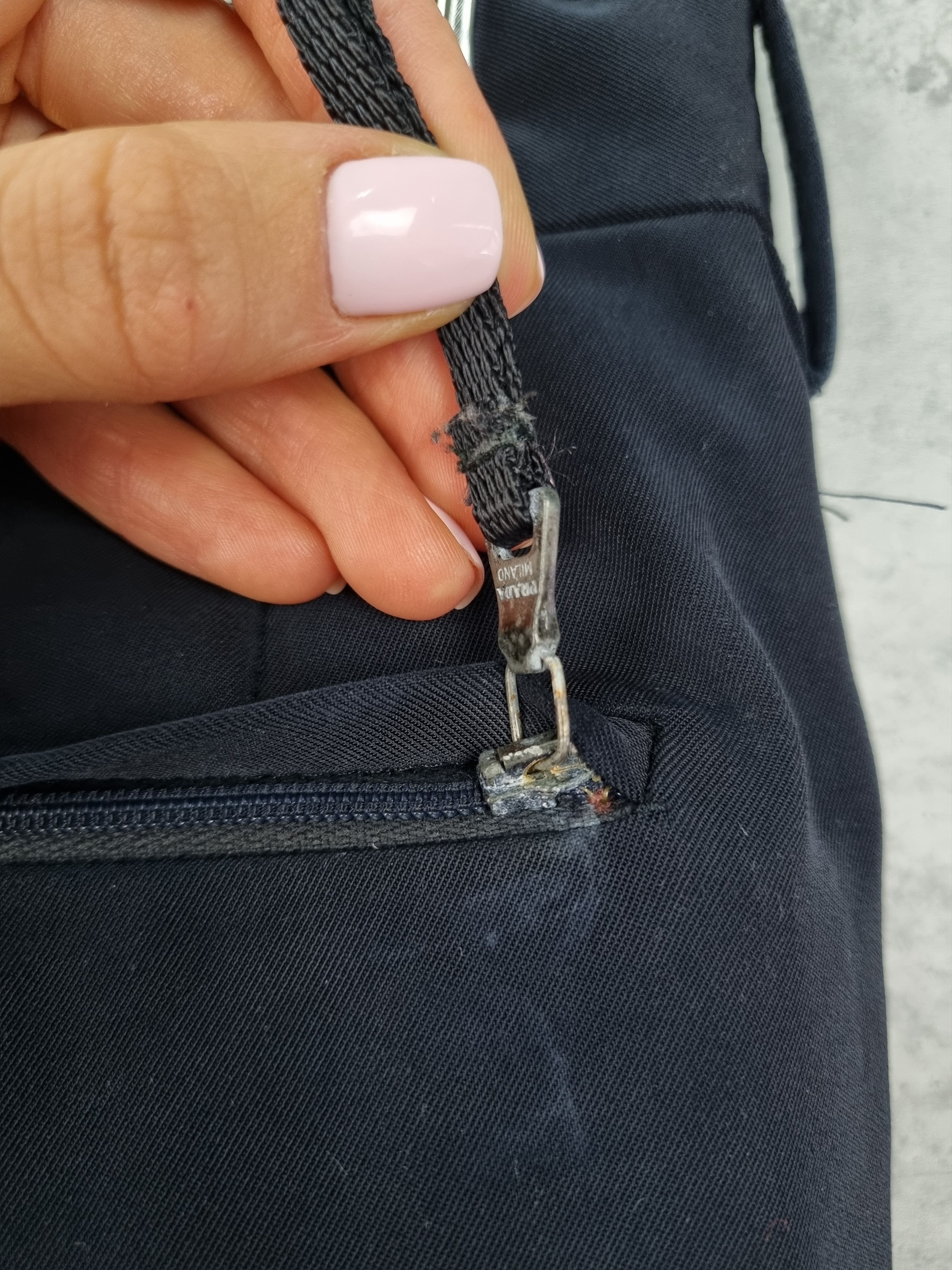 Prada × Vintage Vintage Prada Destroyed Luxury Italian Pants Size US 34 / EU 50 - 14 Thumbnail