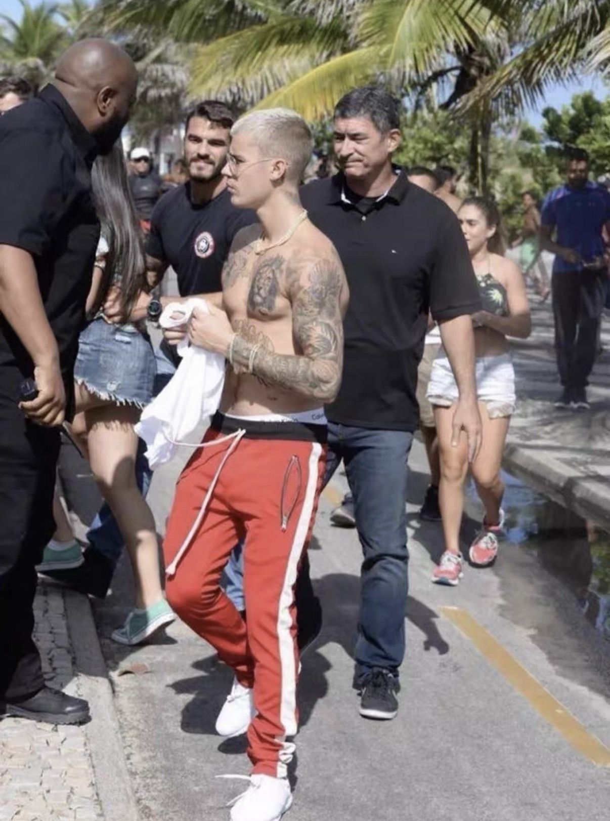 Fear of God Fear Of God 5th China Exclusive Red & White Track Pants J31 Size US 32 / EU 48 - 7 Thumbnail