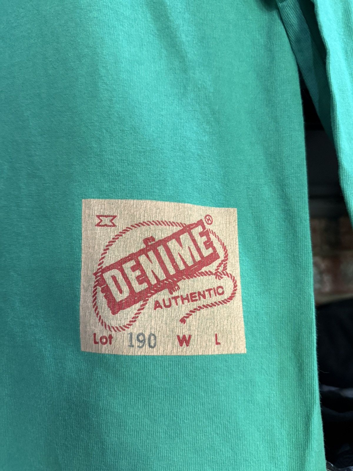 Denime × Japanese Brand × Vintage Vintage Guides Denime Veritable Sun Faded Tee Size US L / EU 52-54 / 3 - 7 Thumbnail