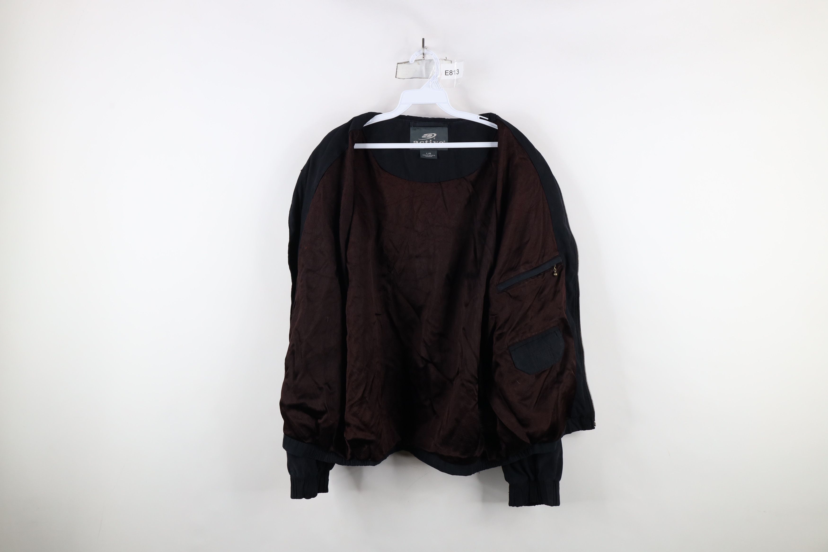 Vintage Vintage 90s Ohio State University Microfiber Bomber Jacket Size US L / EU 52-54 / 3 - 10 Thumbnail