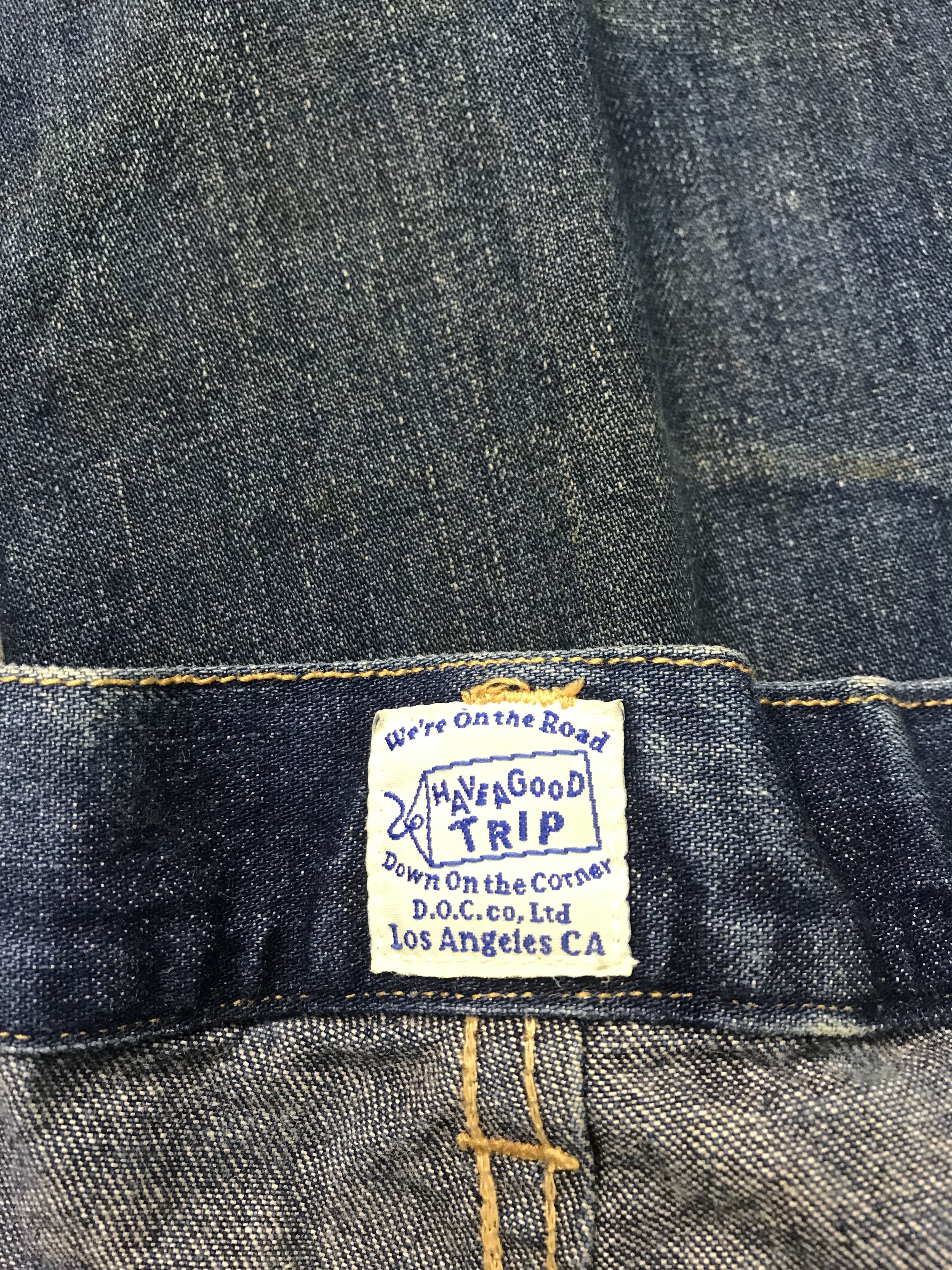 Japanese Brand On The Road Denim Indigo Pant Straight Cut Fits Size 32 Size US 32 / EU 48 - 8 Thumbnail