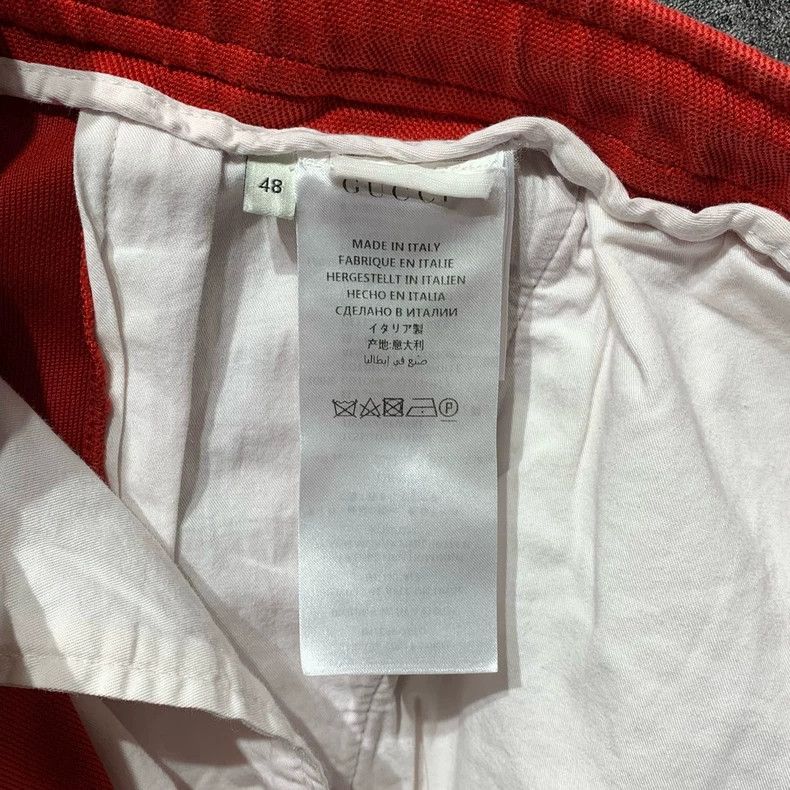 Gucci Gucci Red side logo sweatpants 2501-Nextarrow Size US 32 / EU 48 - 3 Thumbnail
