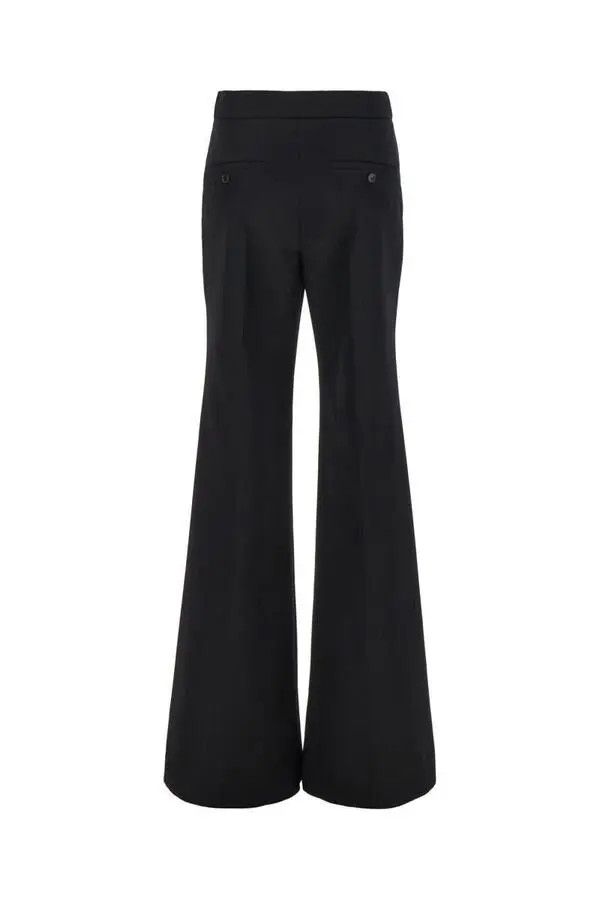Givenchy o1w1db10325 Flare Tailoring Pants in Black Size 26" / US 2 / IT 38 - 2 Thumbnail