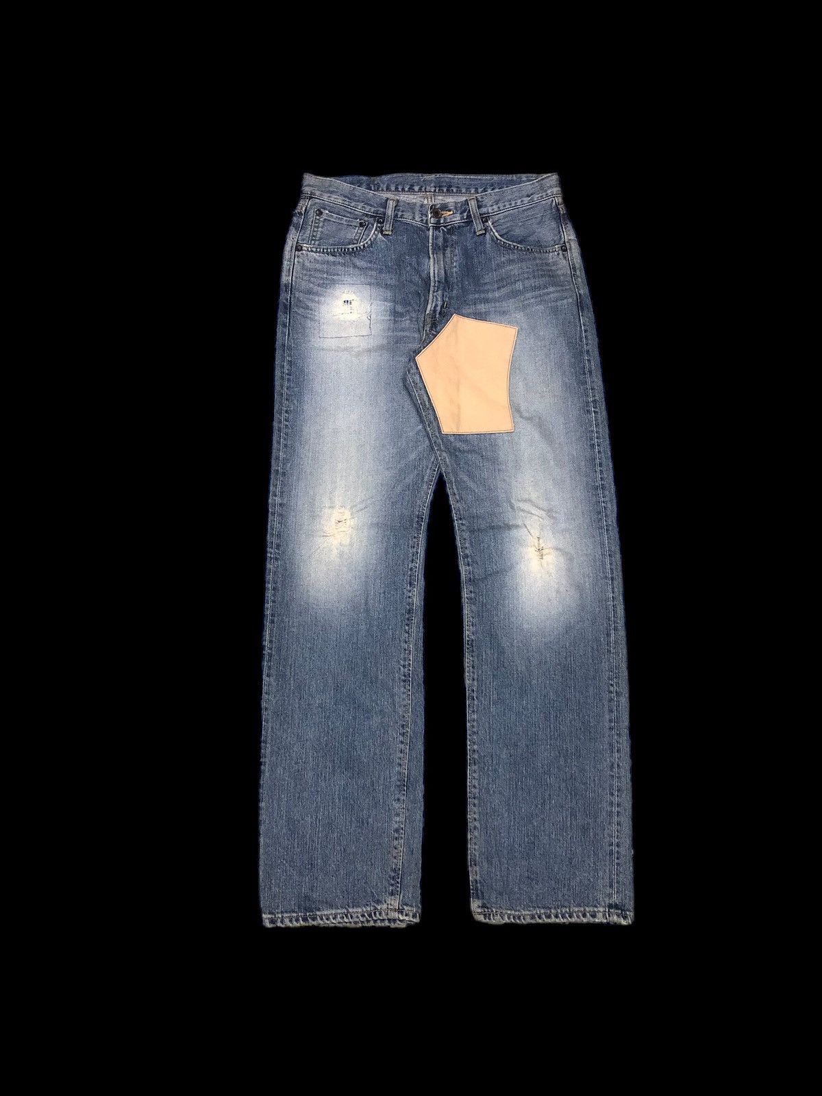 Edwin × Vintage EDWIN VINTAGE SELVEDGE DISTRESSED DENIM Size US 32 / EU 48 - 1 Thumbnail