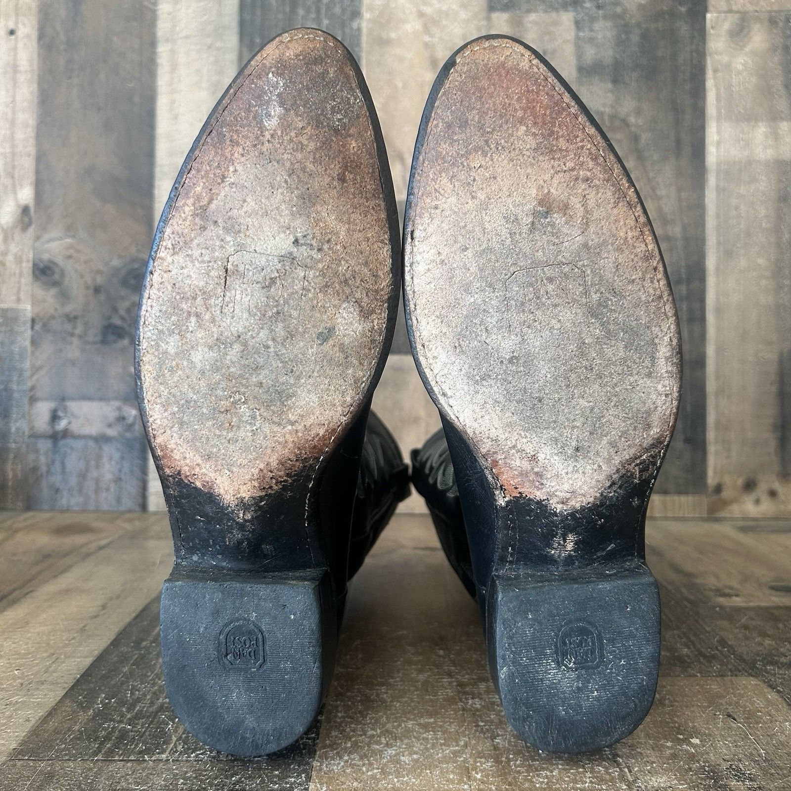 Dan Post Dan Post 2110 R Classic Black Western Cowboy Boots Mens 11 D Size US 11 / EU 44 - 5 Thumbnail