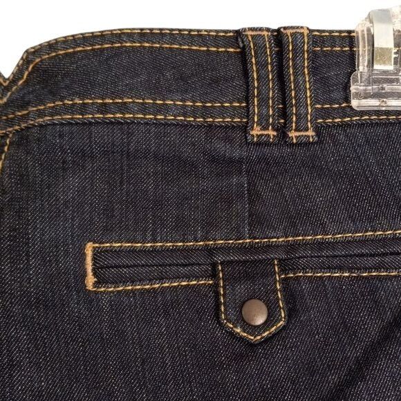 Loft Ann Taylor Loft Size 8 Jeans Womens Flare Blue Denim Cuffed Size 30" / US 8 / IT 44 - 9 Thumbnail
