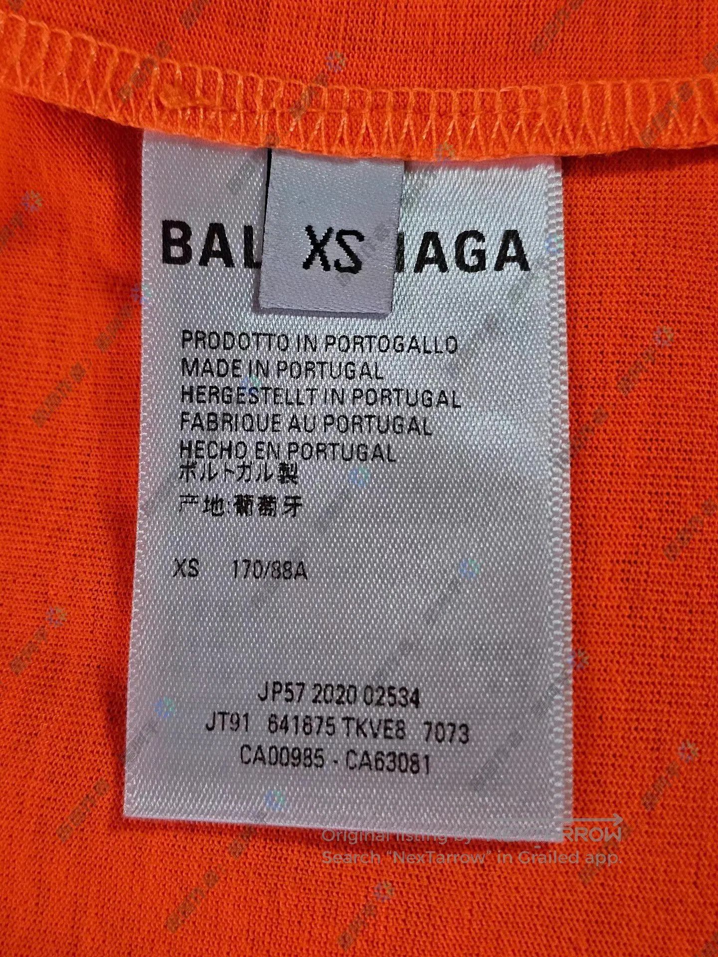 Balenciaga Orange Short. Size US XS / EU 42 / 0 - 7 Thumbnail