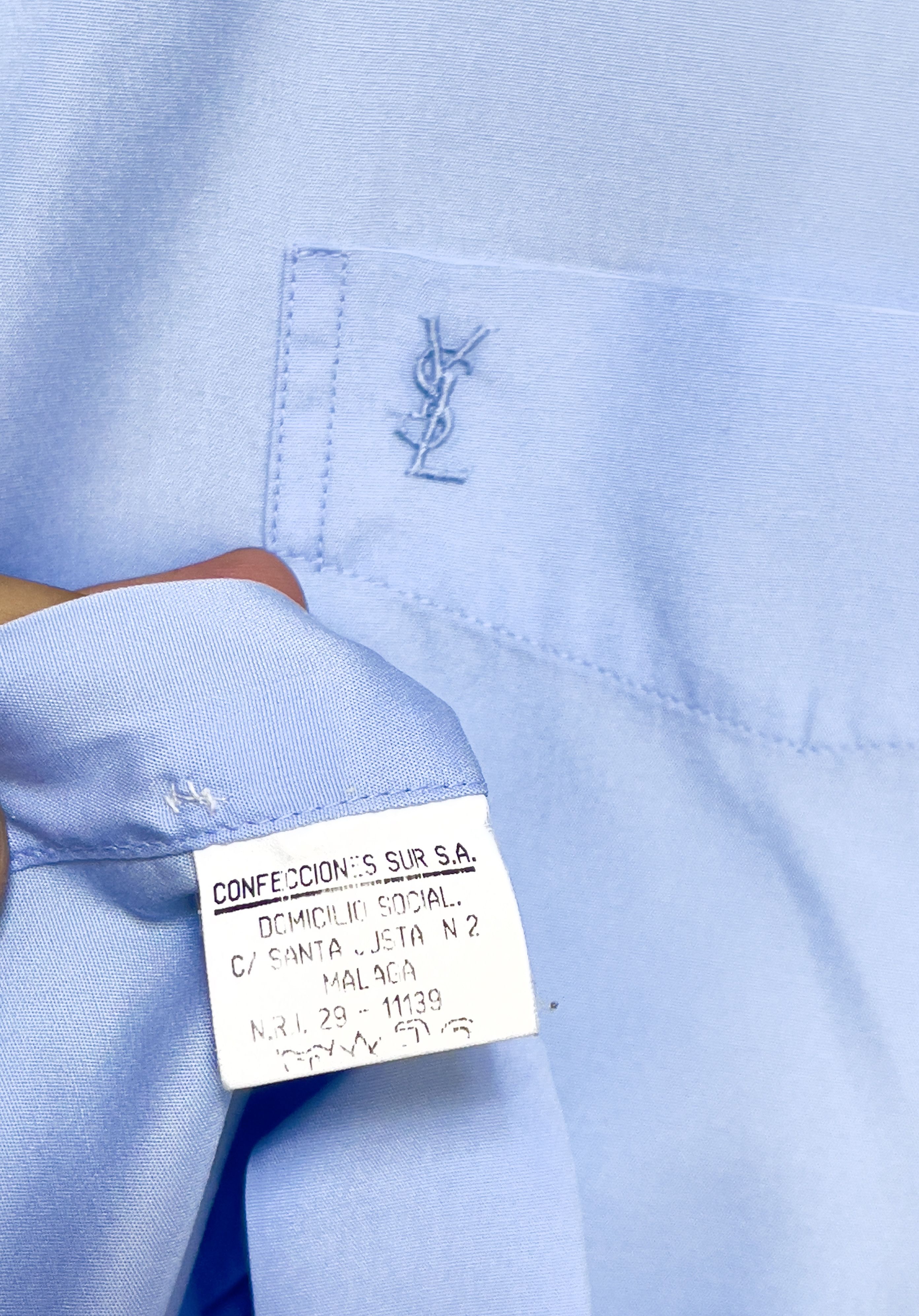 Yves Saint Laurent 🔥 YSL Yves Saint Laurent shirt size xl Size US XL / EU 56 / 4 - 4 Thumbnail