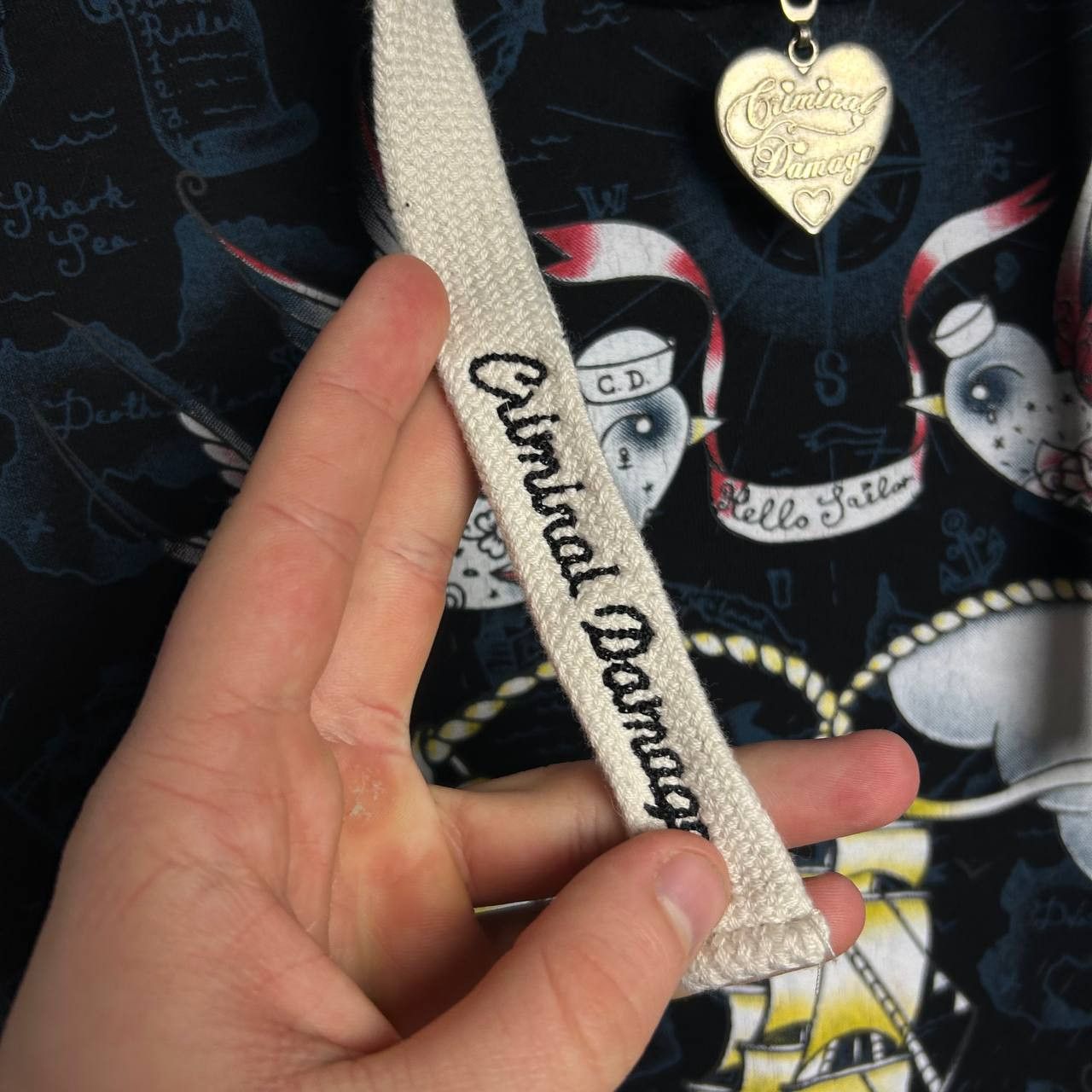 Criminal Damage Designer Criminal Damage Ed Hardy style japan hoodie Size M / US 6-8 / IT 42-44 - 6 Thumbnail
