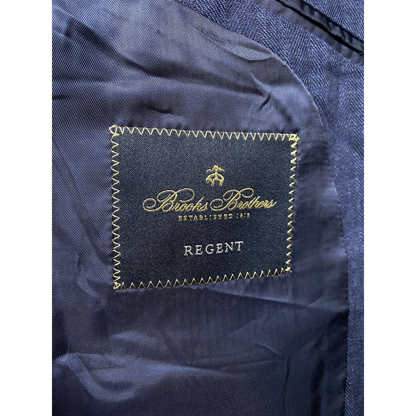 Brooks Brothers Brooks Brothers Men's Blue Linen Blazer Sportcoat Jacket Siz Size 40R - 10 Thumbnail
