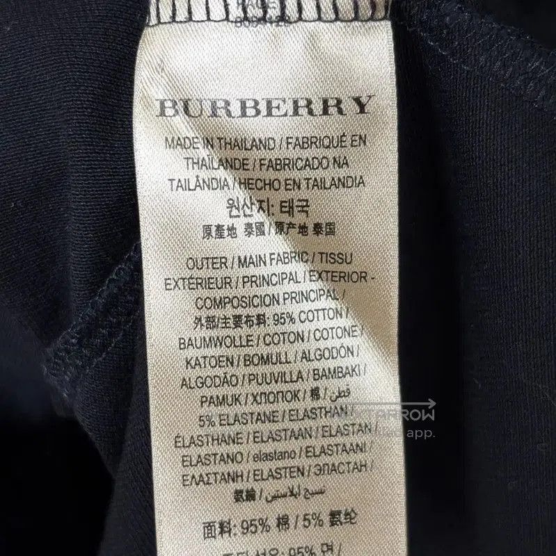 Burberry Burberry Women's Black Long Sleeve Polo. Size M / US 6-8 / IT 42-44 - 4 Thumbnail