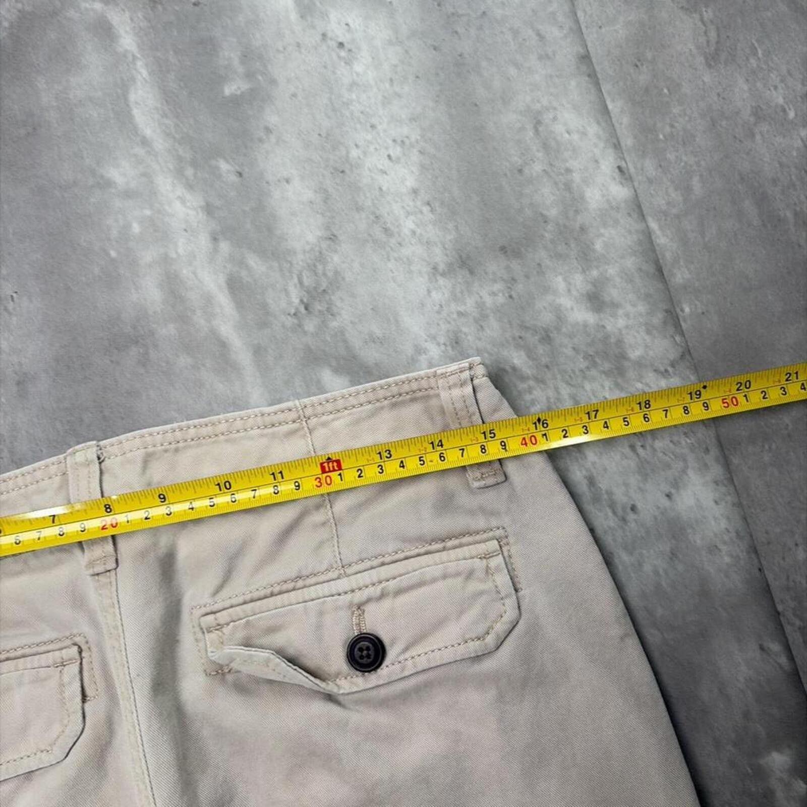 Other Y2K Beige Urban Pipeline Grunge Baggy Cargo Shorts Size US 30 / EU 46 - 6 Thumbnail