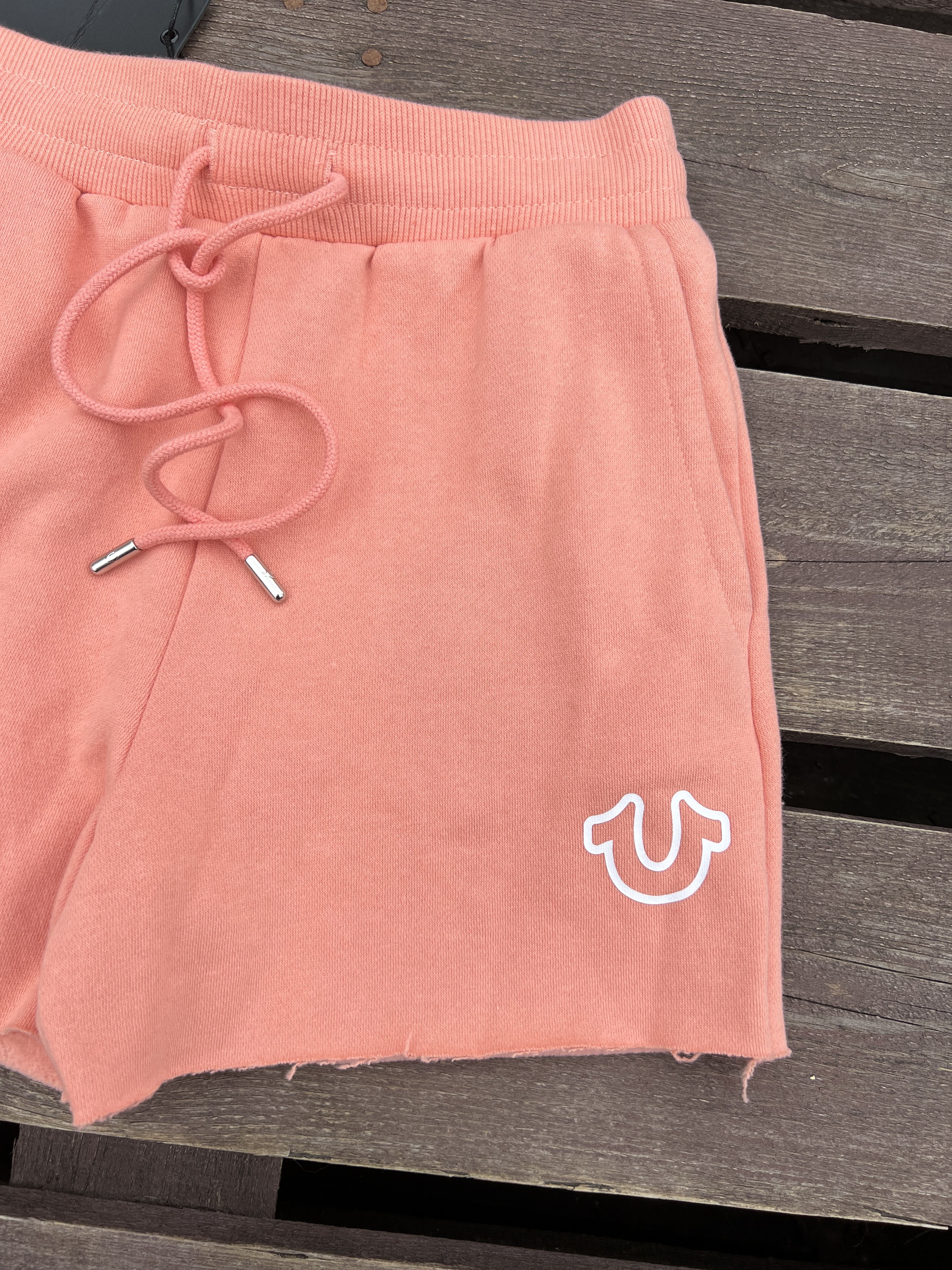 True Religion True Religion Peach Jersey Lounge Shorts Size 25" / US 0 / IT 36 - 3 Thumbnail