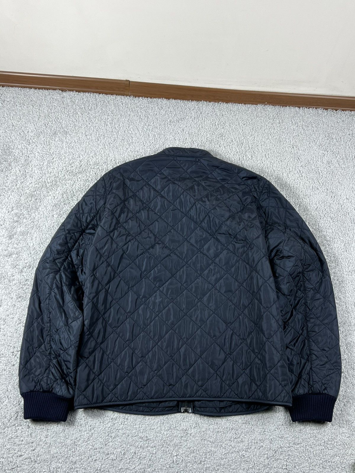 Prada Prada Triangle Quilted Blue Jacket Size L Size US L / EU 52-54 / 3 - 6 Thumbnail