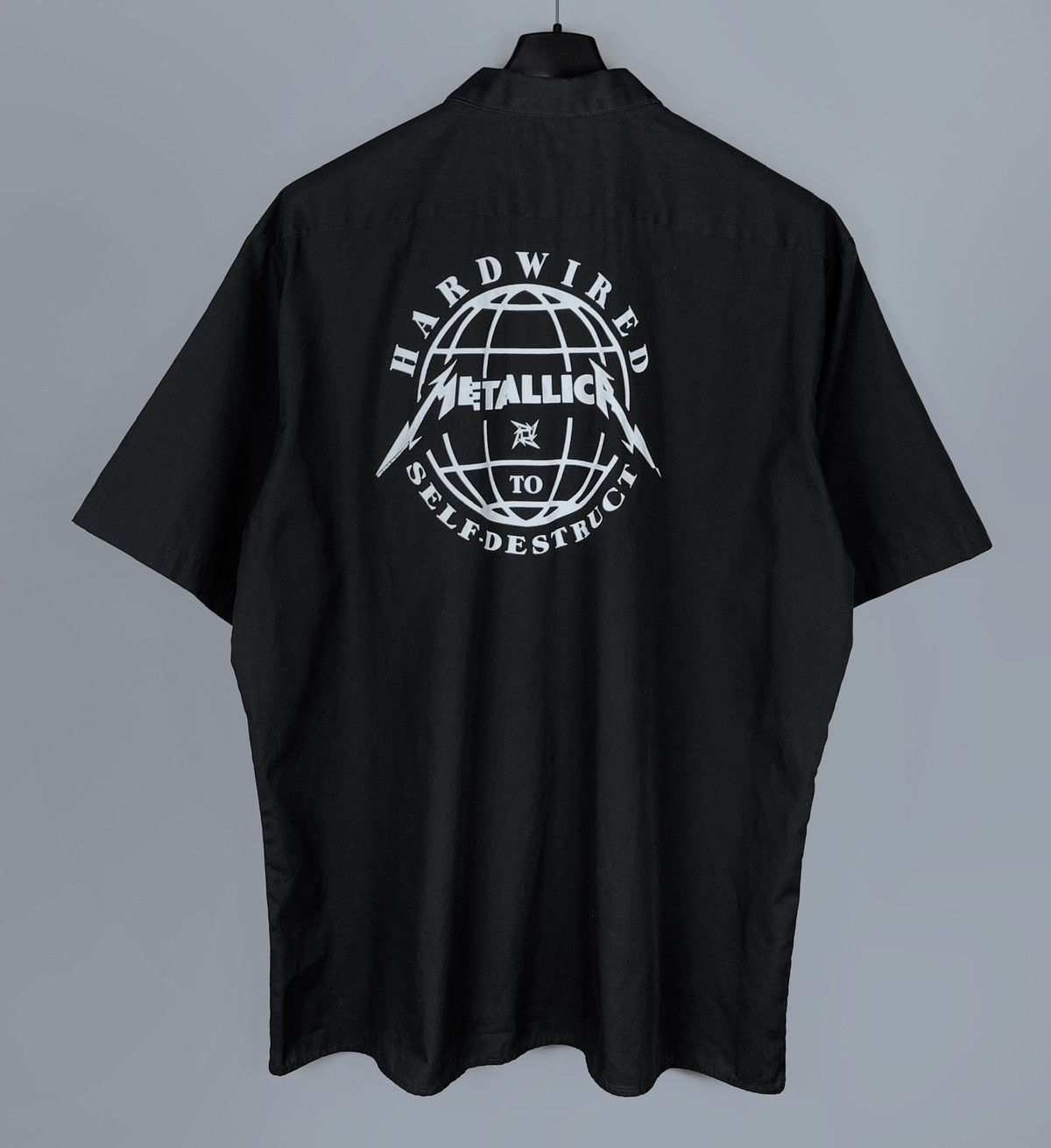 Vintage Metallica x Dickies Hardwired 2016 Work SS Shirt 2XL
