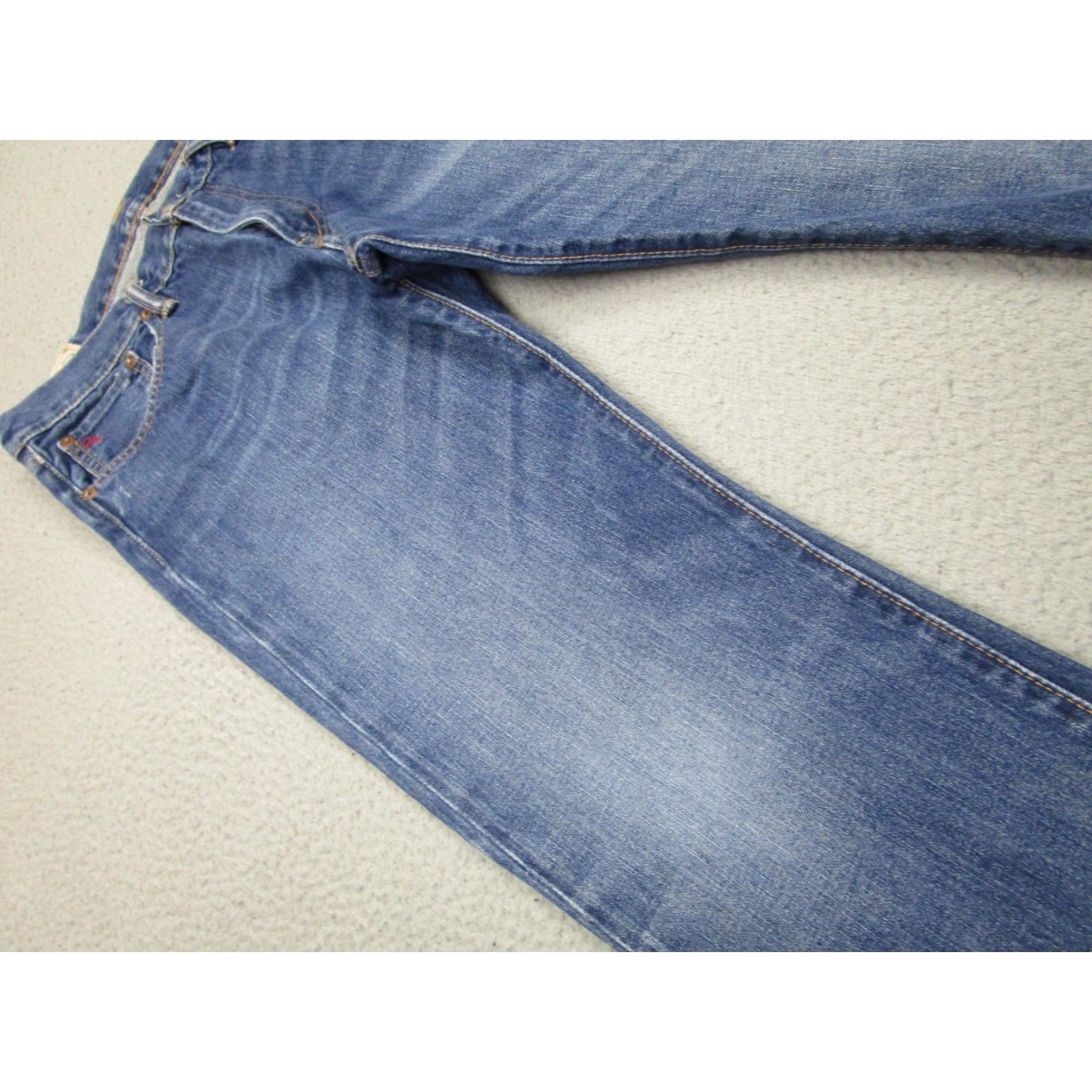 Polo Ralph Lauren Polo Ralph Lauren Jeans Mens 32x30 Blue Selvedge Redline Honeycomb Whiskering Size US XS / EU 42 / 0 - 3 Thumbnail