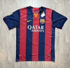 FC Barcelona Qatar Airways #10 Messi Soccer Jersey youth kids children's 14  unicef stripe - Jerseys & Cleats, Facebook Marketplace