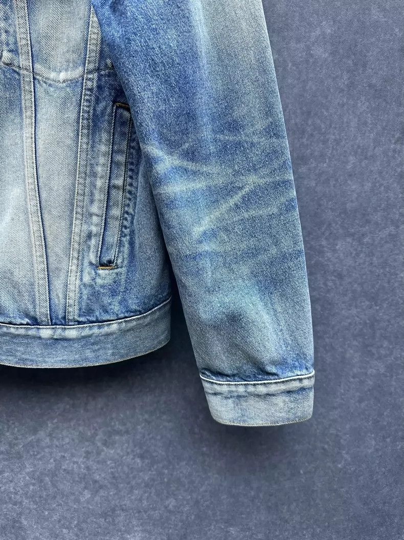 Balenciaga Balenciaga size 34 Blue washing destroys the letter logo b Size XS / US 0-2 / IT 36-38 - 3 Thumbnail