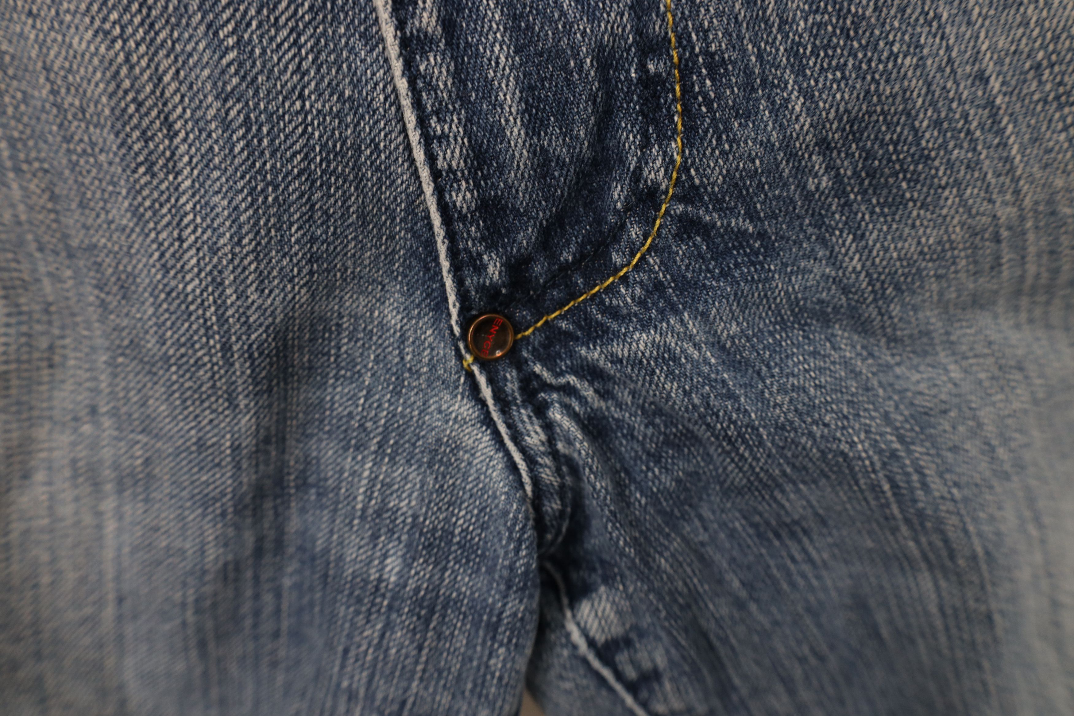 Enyce Vintage 90s Y2K Enyce Fit Wide Leg Denim Jeans Blue Cotton Size US 34 / EU 50 - 6 Thumbnail