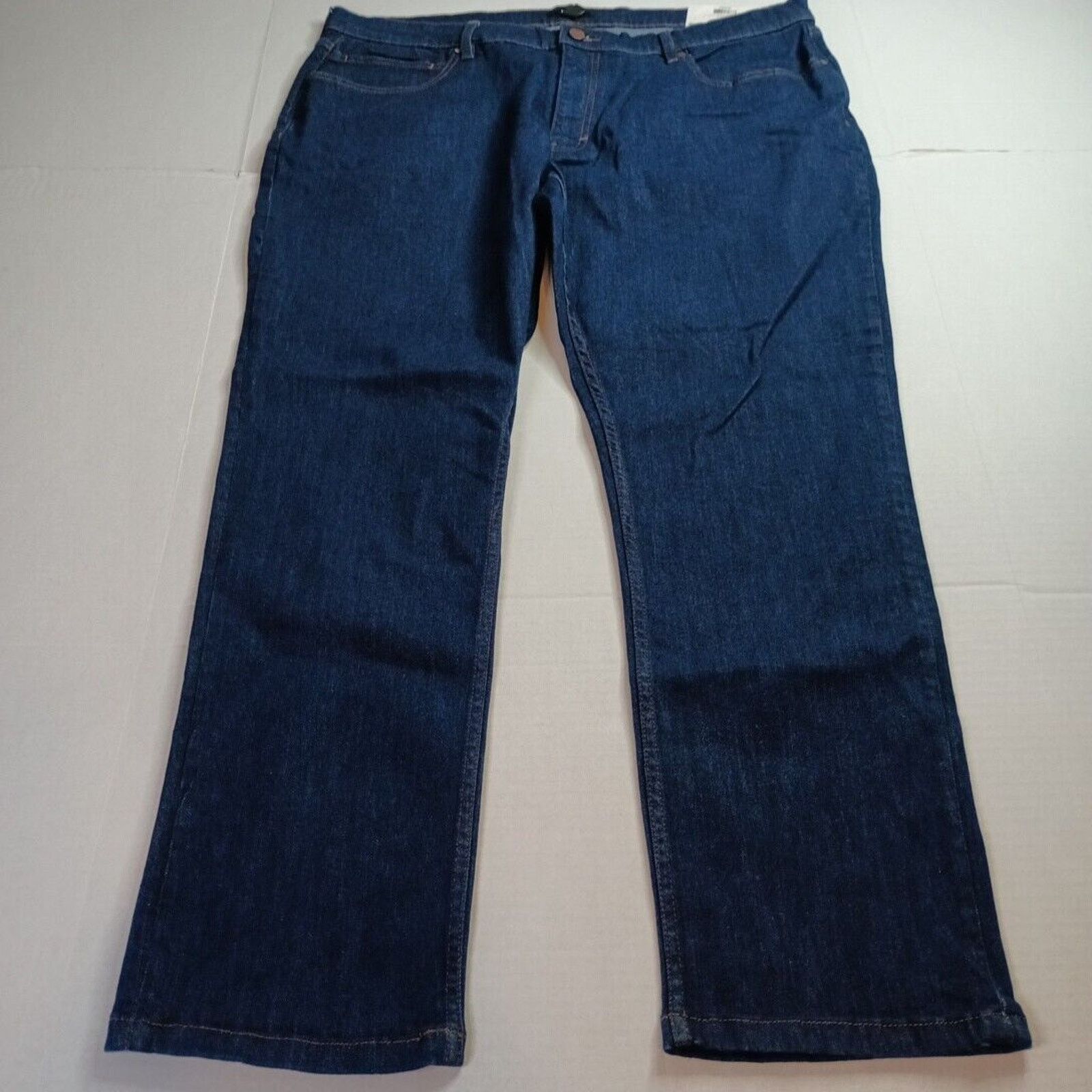 Alfani Alfani Jeans Men's Size 40x32 Blue Straight Leg David Rinse Size US 40 / EU 56 - 3 Thumbnail