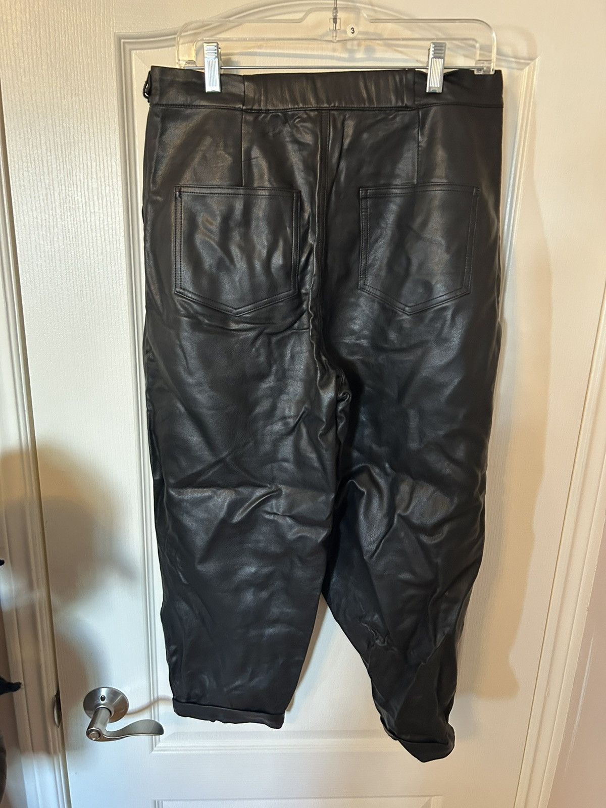 Zara Faux leather pants Size 26" / US 2 / IT 38 - 3 Thumbnail