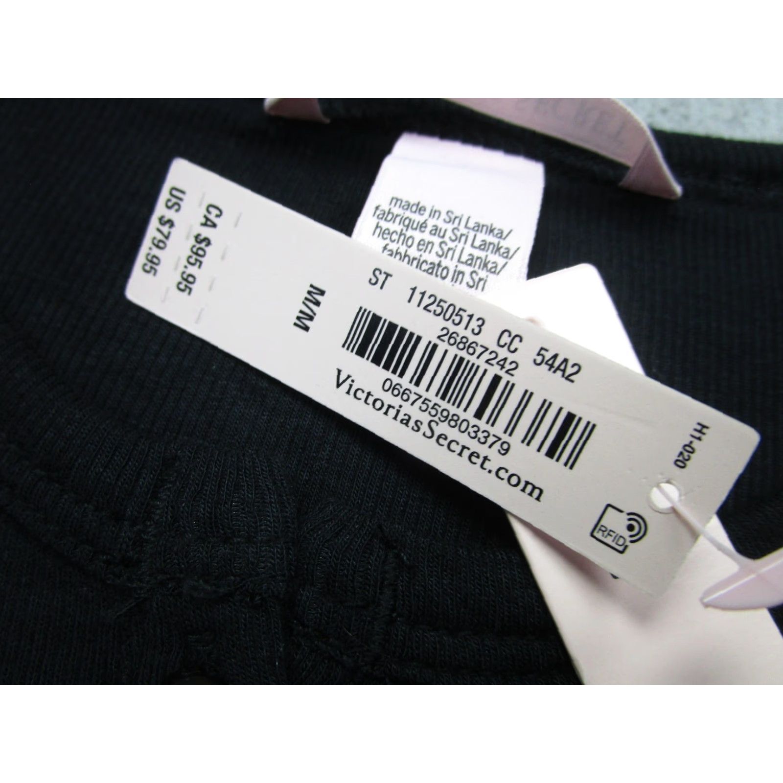 Victoria's Secret Victoria's Secret Shirt Womens Medium Black Long Sleeve Button Front Ribbed y2k Size M / US 6-8 / IT 42-44 - 4 Thumbnail