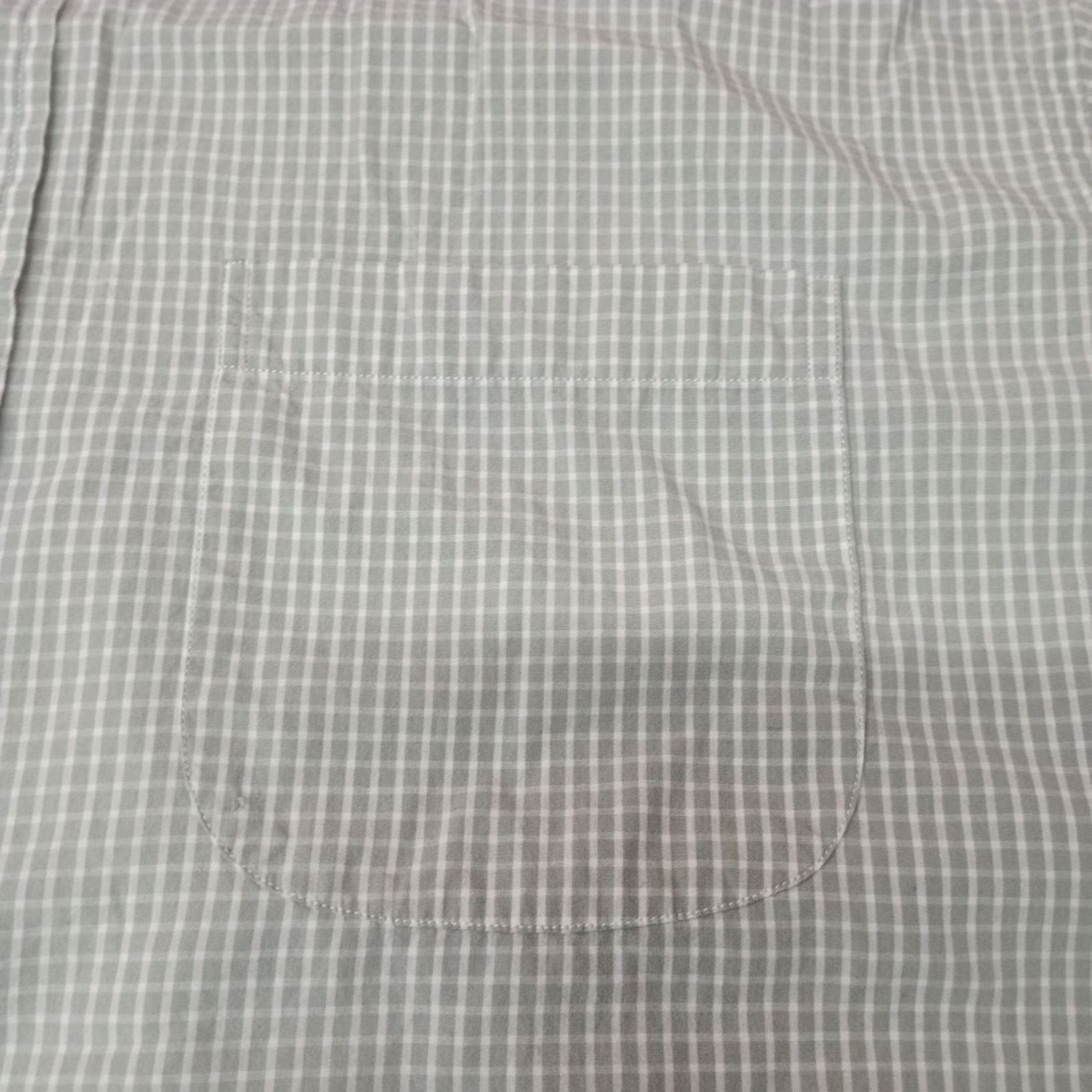 Brooks Brooks Sport Shirt Men's L Large White & Green Checkered Size US L / EU 52-54 / 3 - 4 Thumbnail