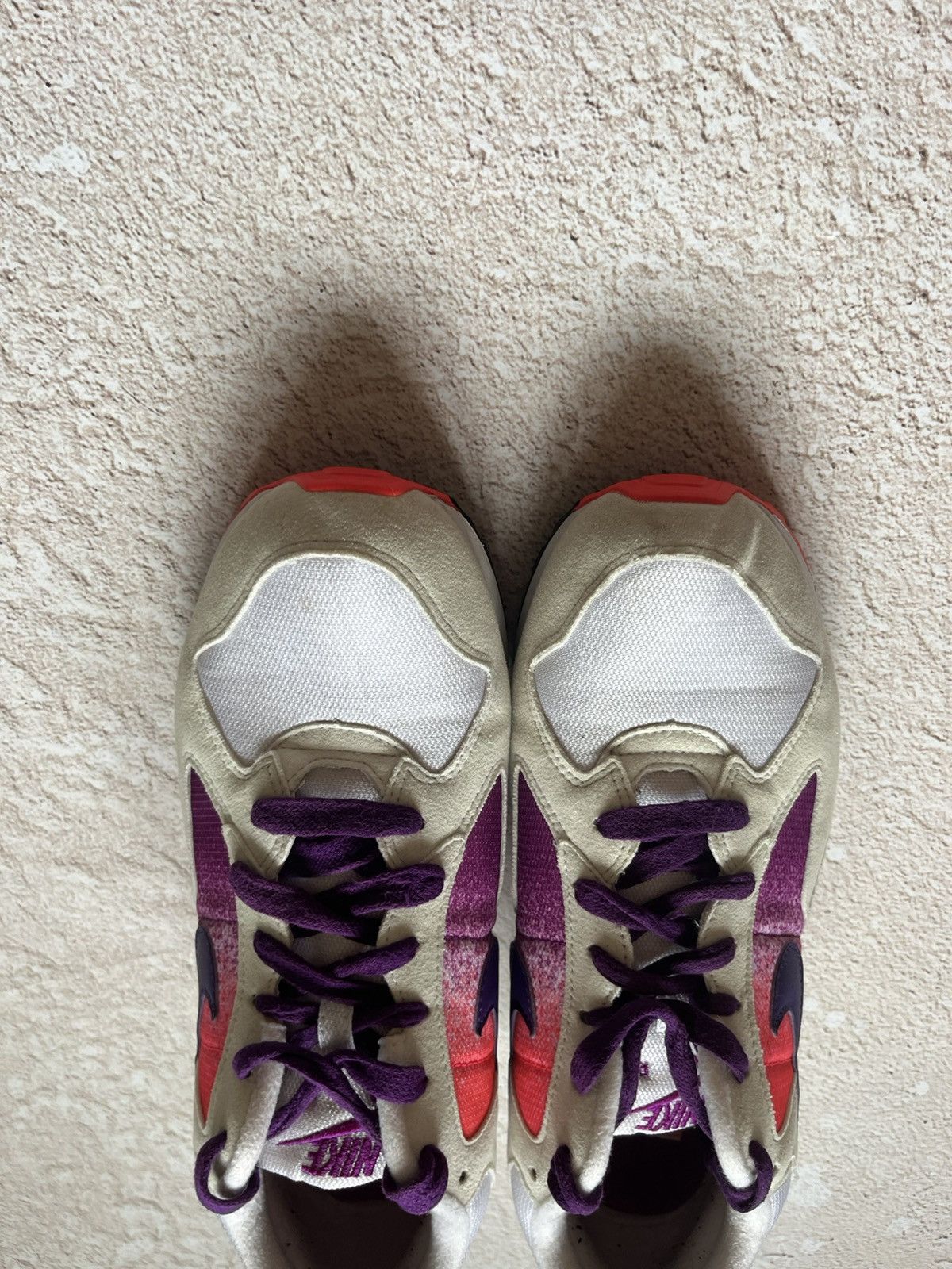 Nike Nike Air Skyon II White Black Purple Mens Shoe Agassi Size US 10.5 / EU 43-44 - 4 Thumbnail