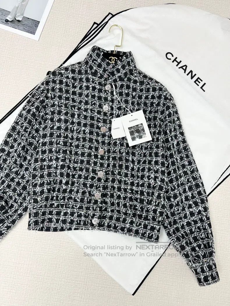 Chanel Chanel 23A high-end handicraft workshop series thin coat Size XS / US 0-2 / IT 36-38 - 2 Thumbnail