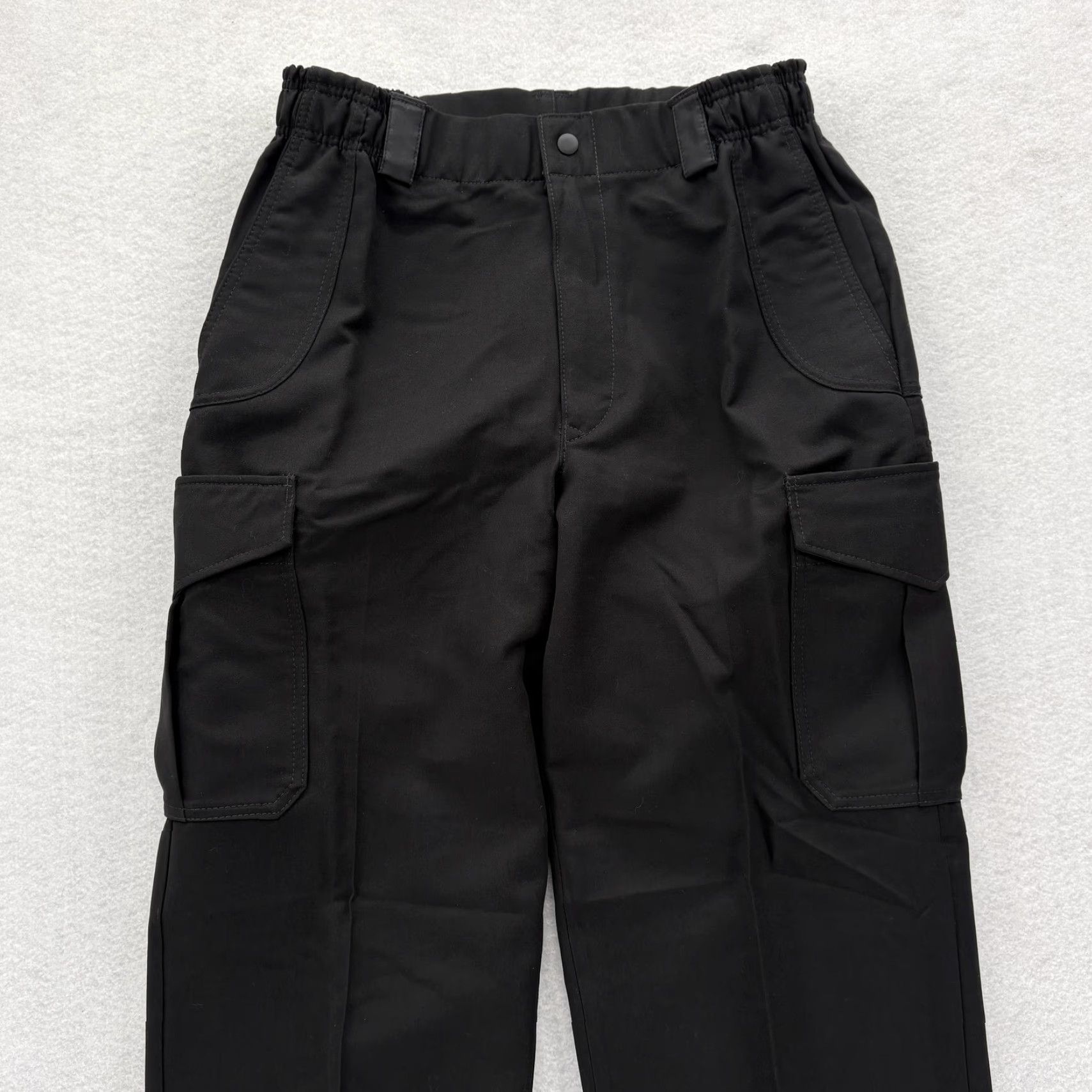 Vintage Bratwear Cargo Pants Mens 30x31 Black Tactical Uniform Elastic Waist Utility Workwear Pants Mens Black Size US 30 / EU 46 - 2 Thumbnail