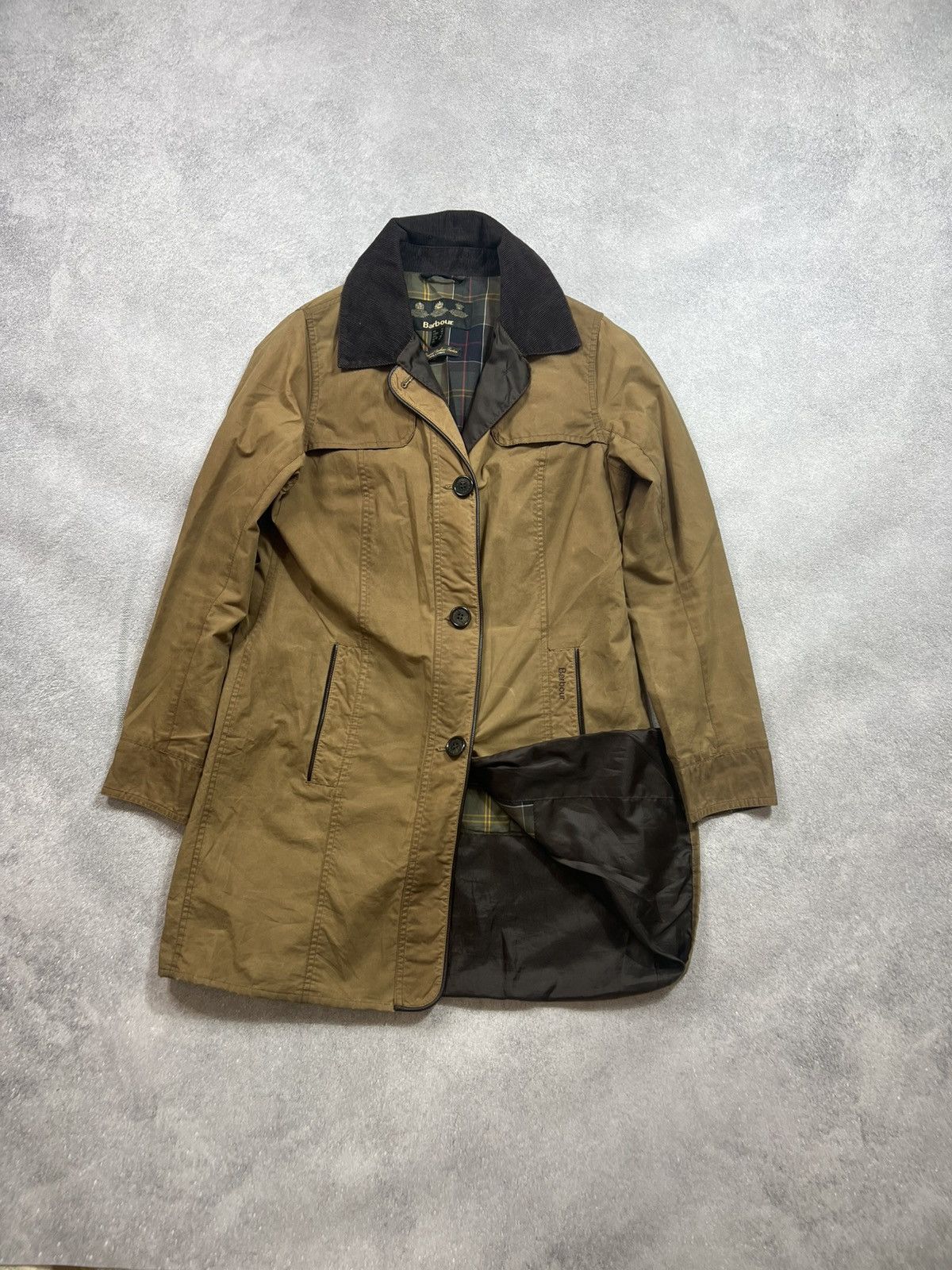 💛VTG Rick Owens Style Barbour Vintage waterproof jacket