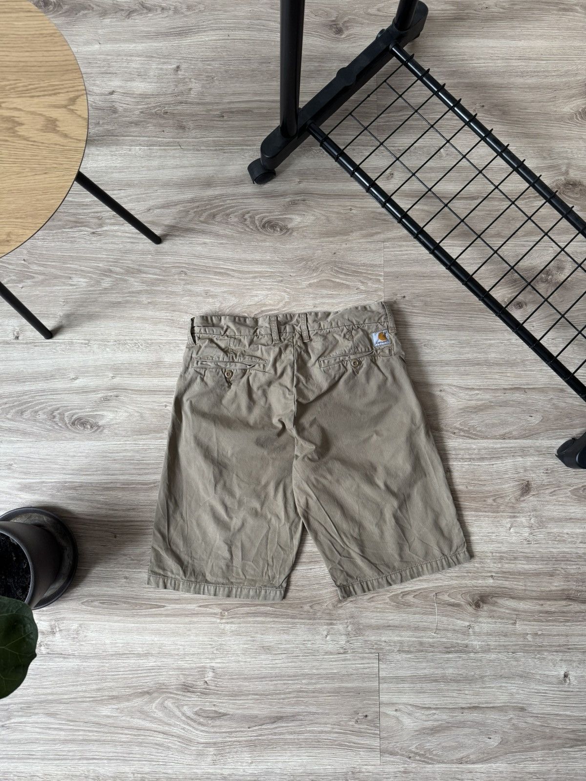 Carhartt Vintage Carhartt Beige Johnson Shorts Size US 31 - 1 Thumbnail