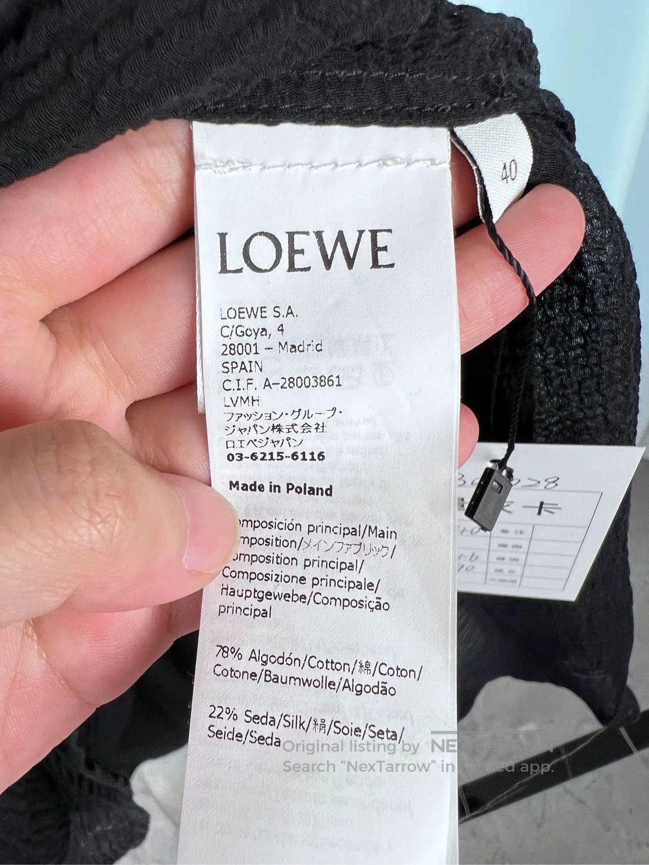 Loewe black silk summer dress by loewe. Size US 40 / EU 56 - 6 Thumbnail