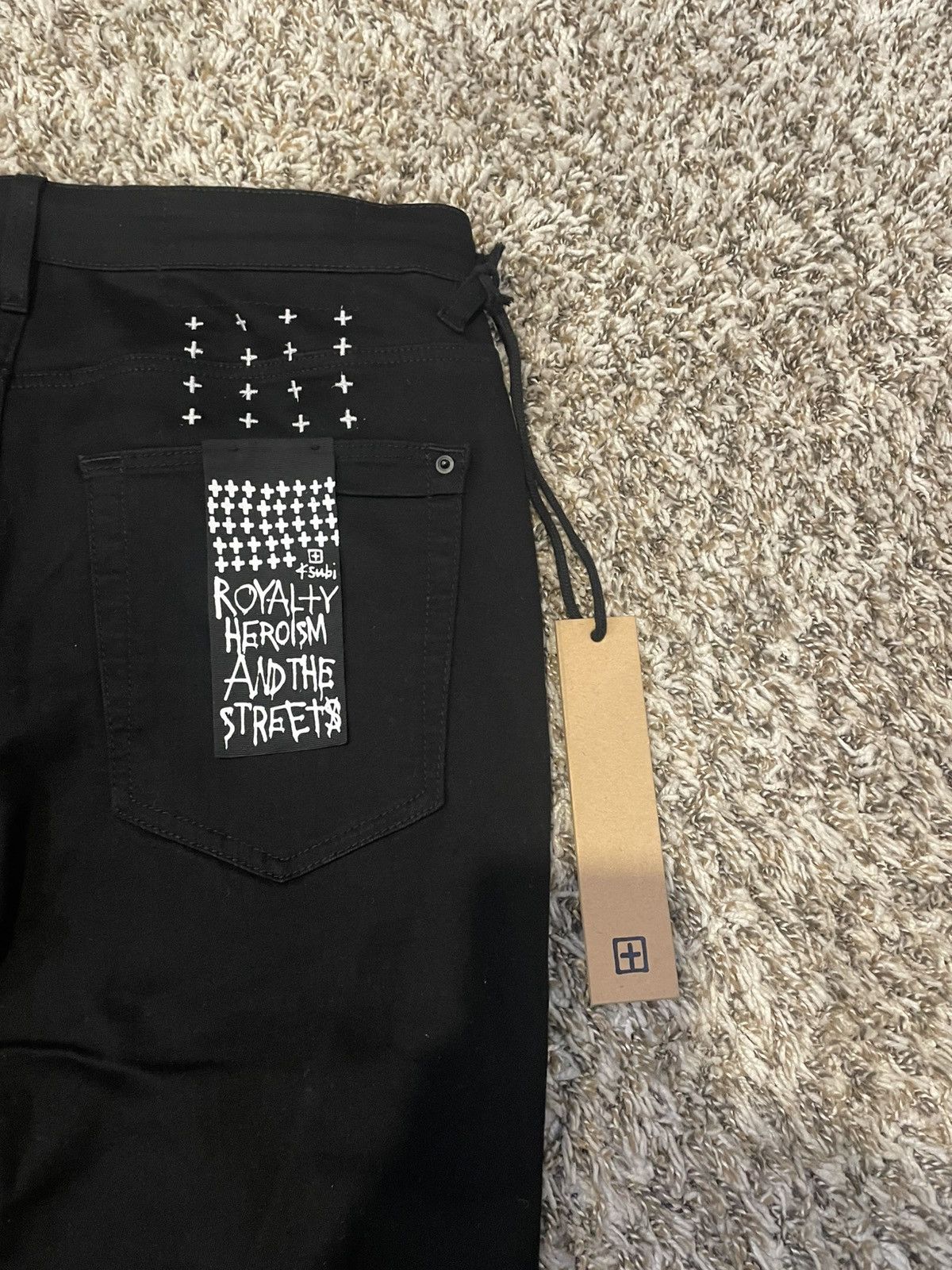 Ksubi VAN WINKLE BLACK REBEL Size US 31 - 2 Thumbnail