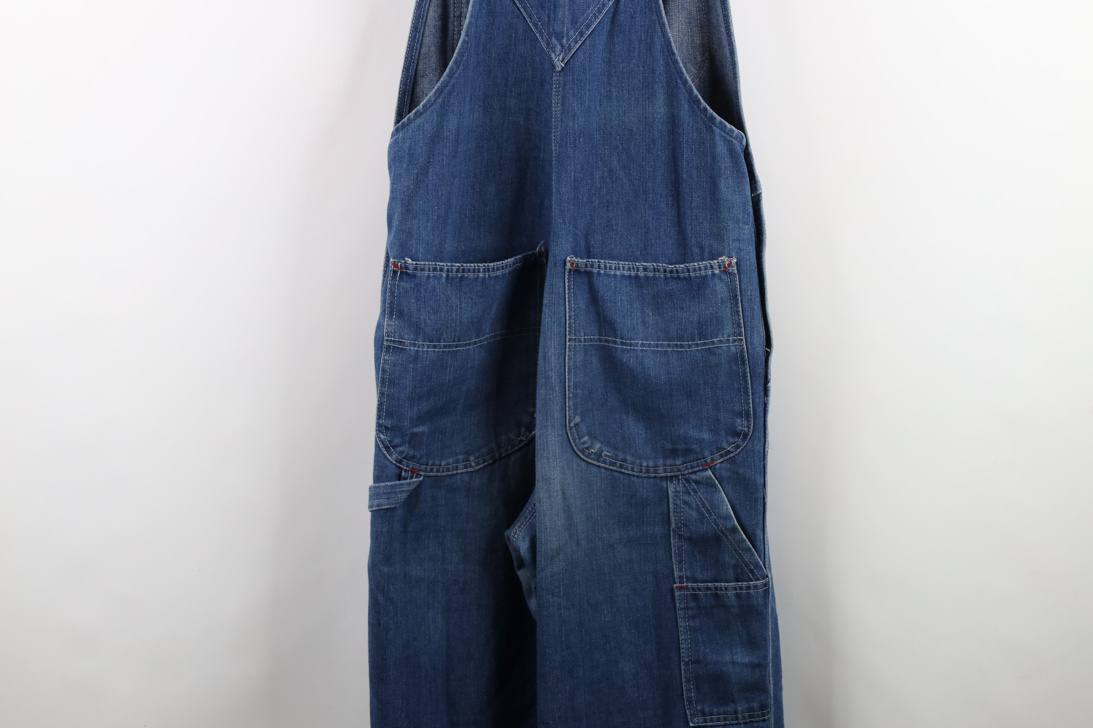 Big Mac × Vintage Vintage 60s Big Mac Distressed Square Bak Overalls Size US 30 / EU 46 - 15 Thumbnail