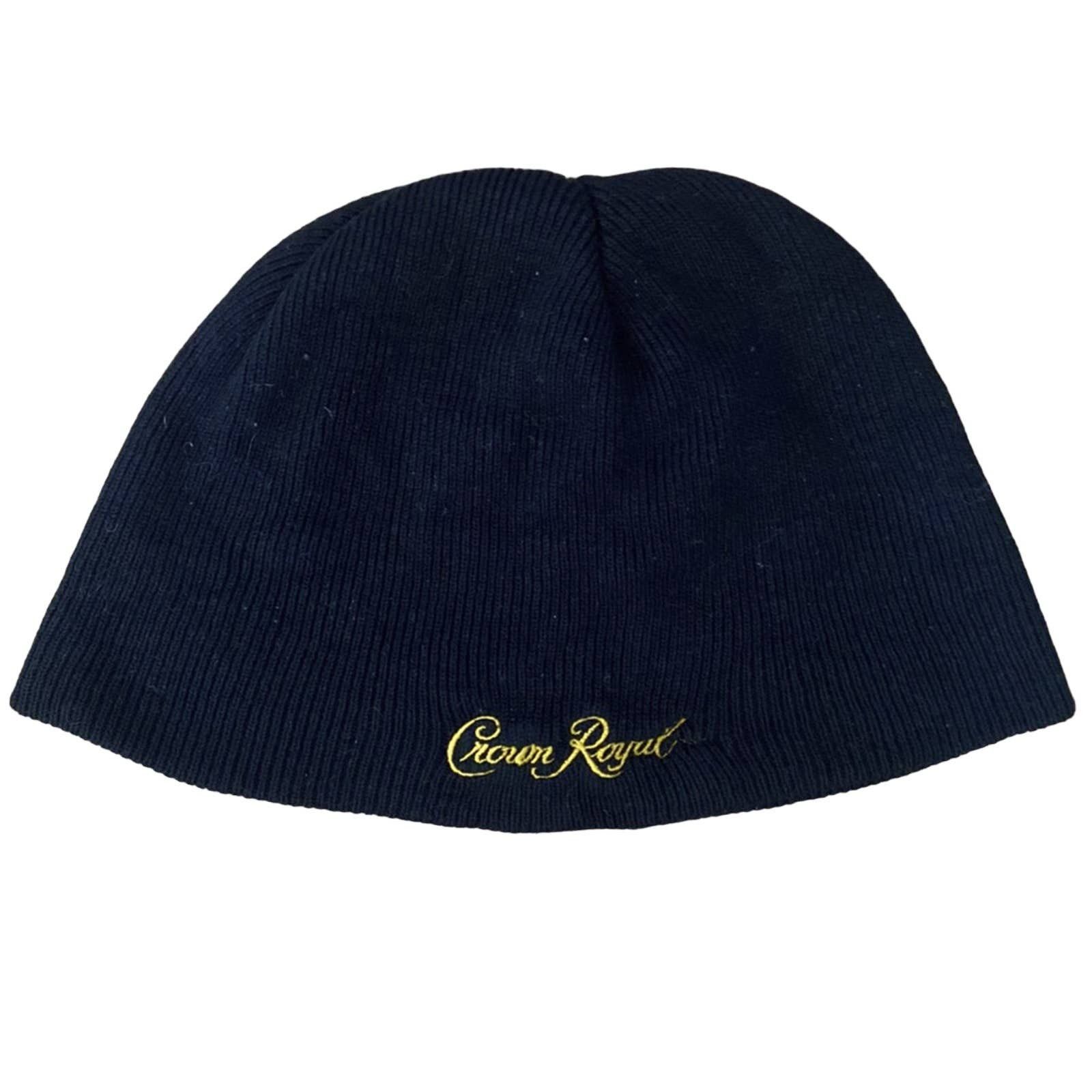 Crown Cap Crown Royal Black Beanie | Grailed