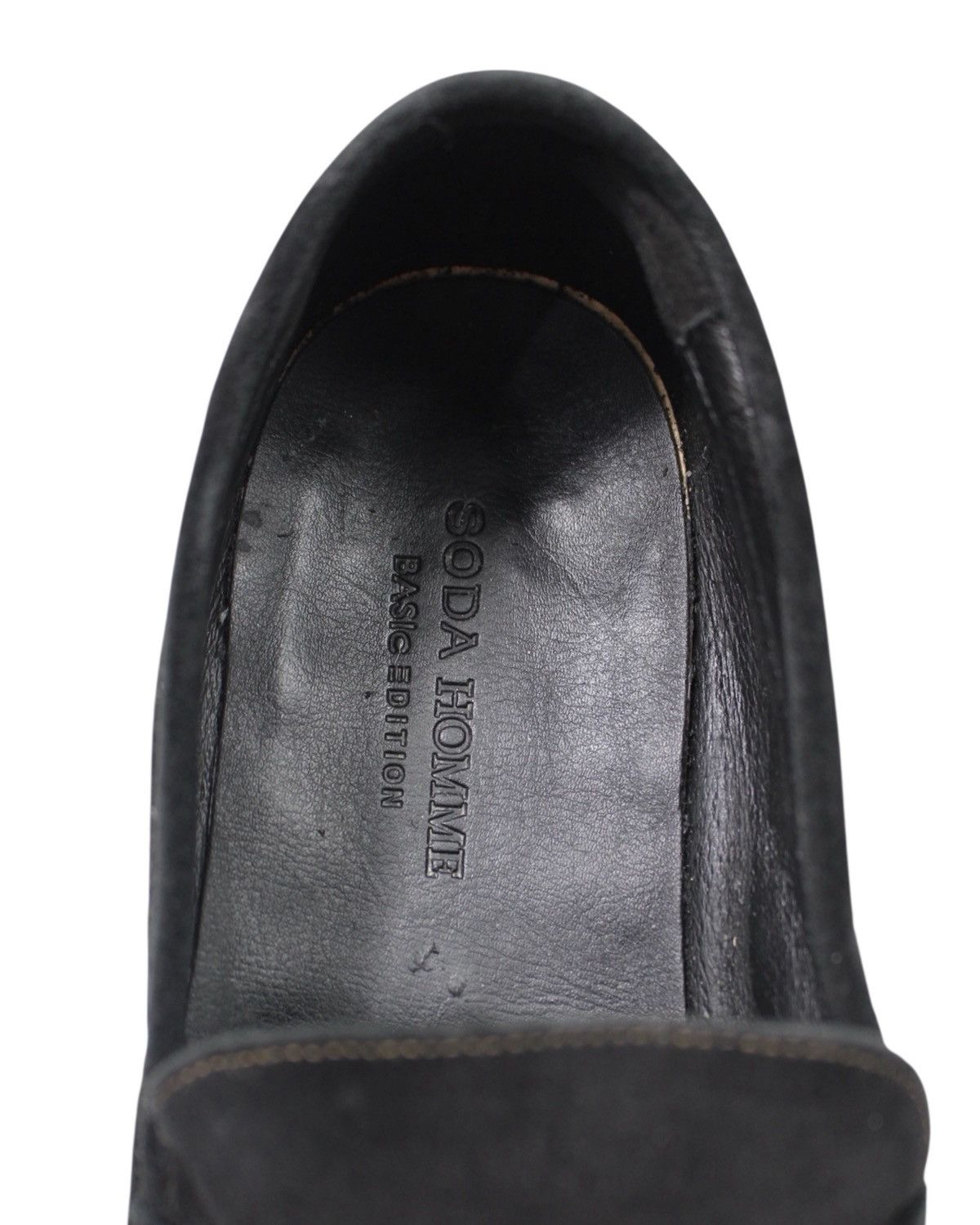 Japanese Brand SODA HOMME BLACK SUEDE TASSEL LOAFERS Size US 8 / EU 41 - 8 Thumbnail