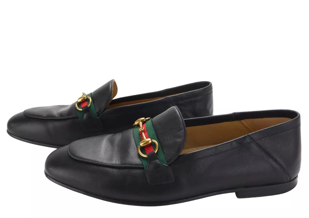 Gucci GUCCI Shoes Men's EU 43 Loafer Leather Slip On Almond Toe Size US 10 / EU 43 - 5 Thumbnail