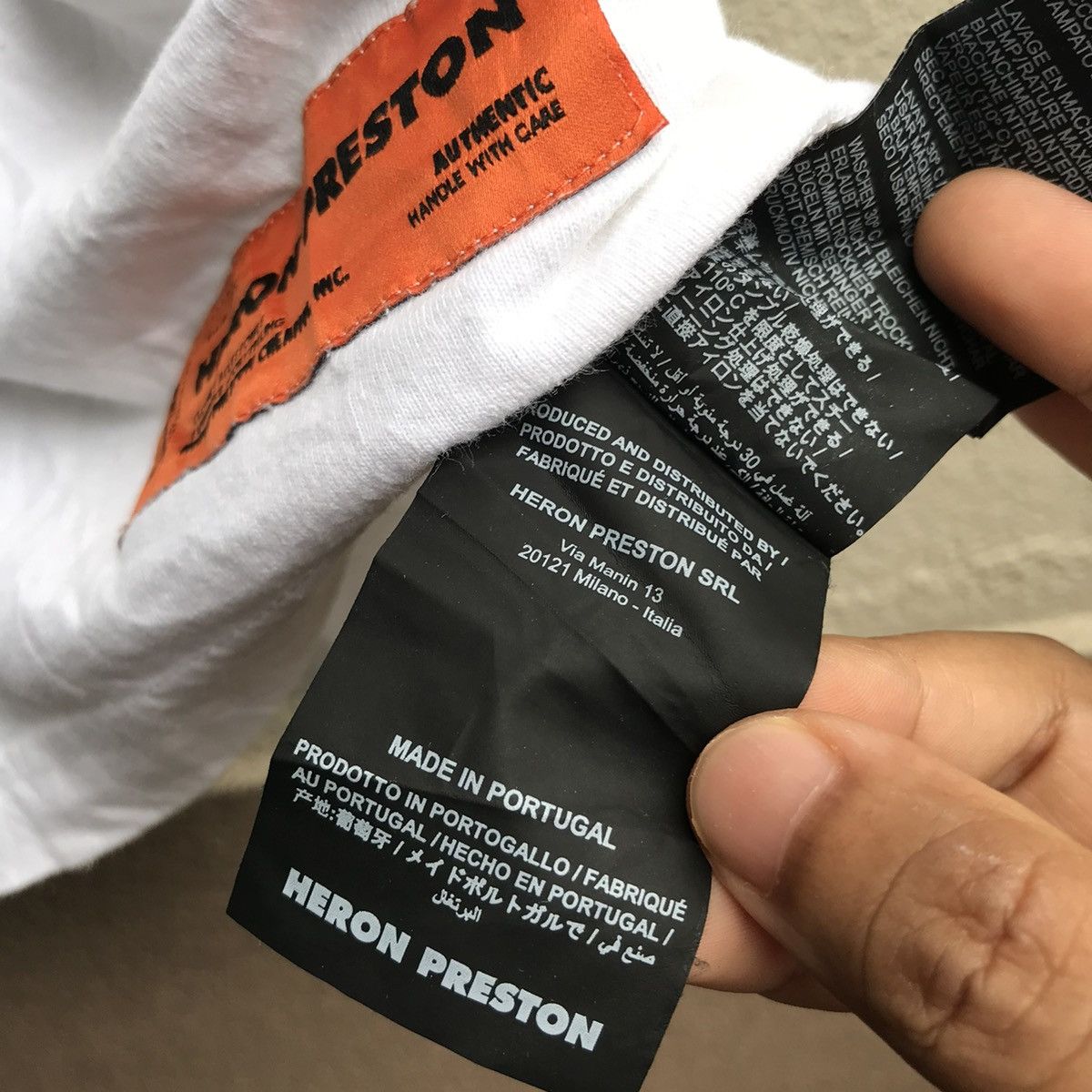 Heron Preston HERON PRESTON ss19 graphic tee Size US L / EU 52-54 / 3 - 6 Thumbnail