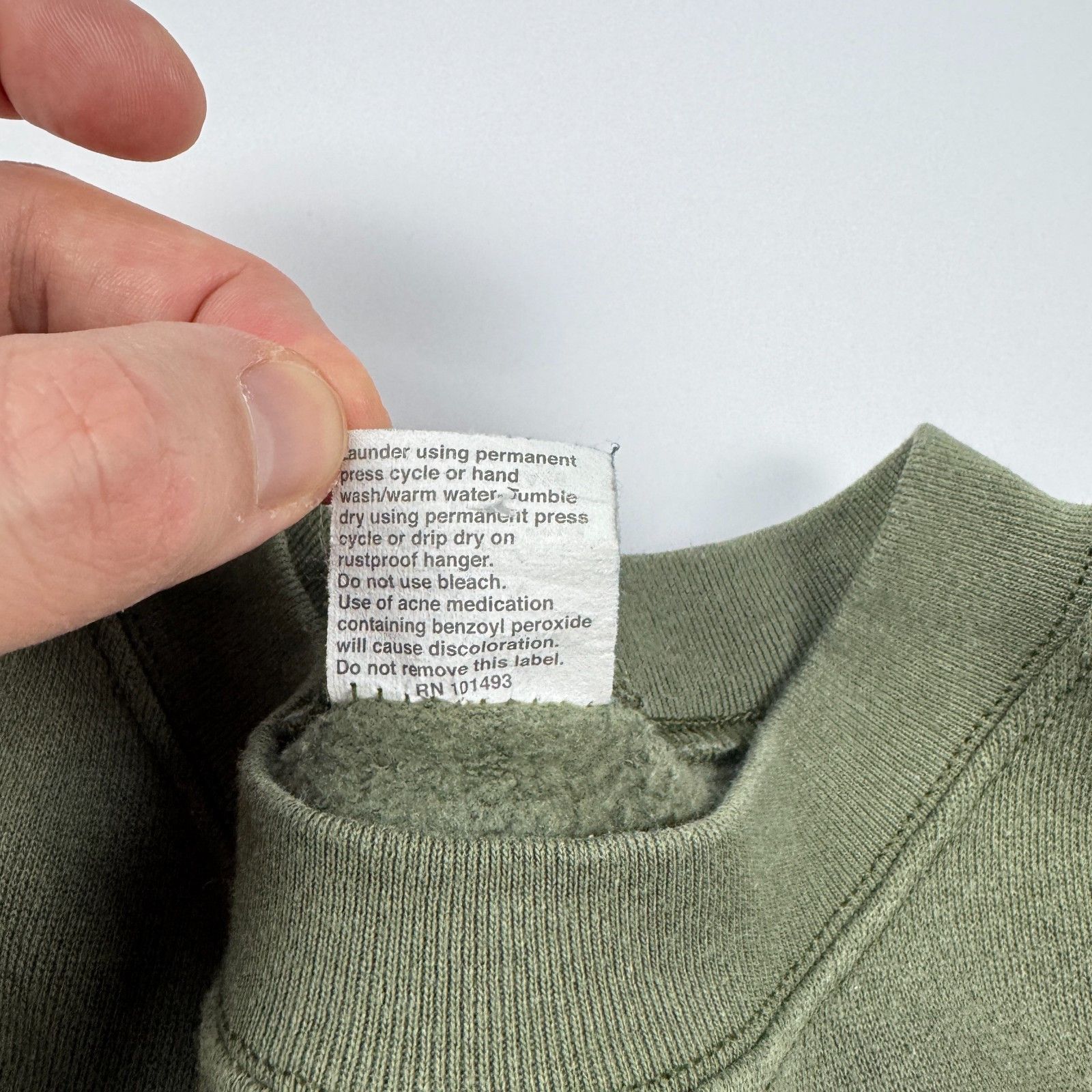 Vintage Vintage USMC Military Sweatshirt Olive Drab Green USA made Size US L / EU 52-54 / 3 - 4 Thumbnail