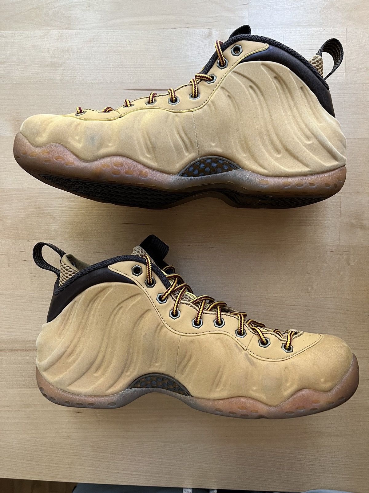 Nike Air Foamposite One PRM “Wheat-foams” Size US 8.5 / EU 41-42 - 2 Thumbnail